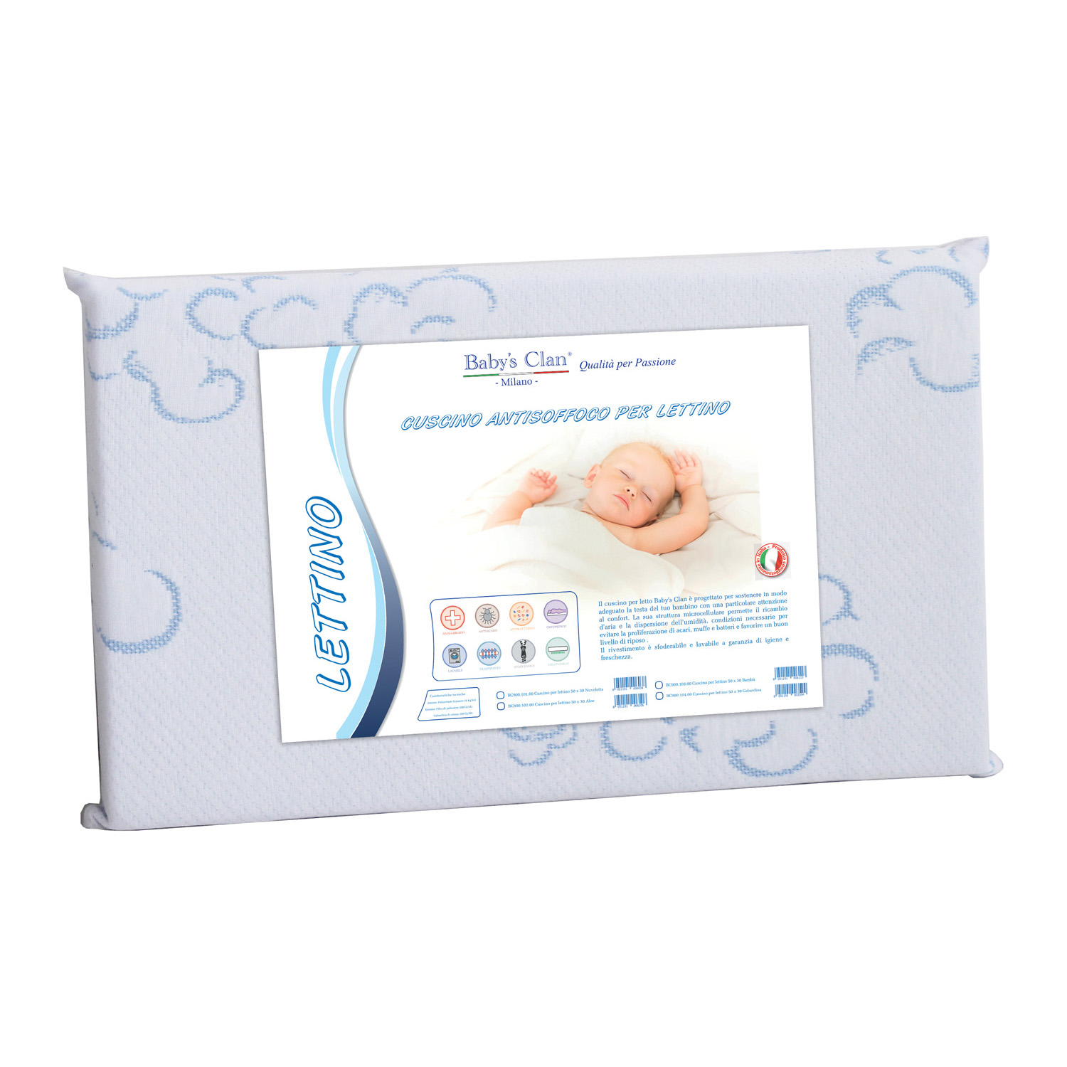 Primo - Cuscino lettino antisoffoco - Baby's Clan