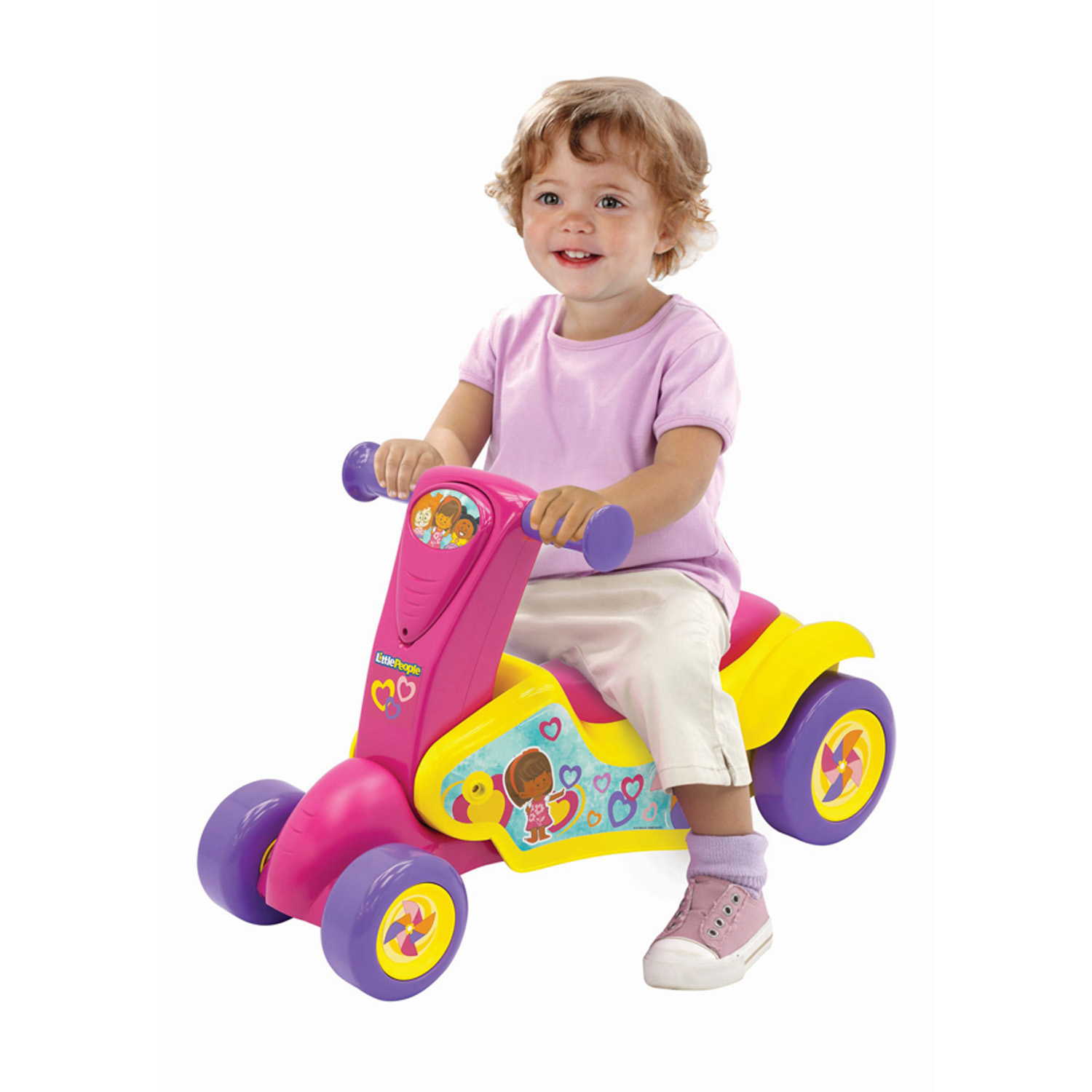 Cavalcabile 2 in 1 scooter Little People - Fisher Price