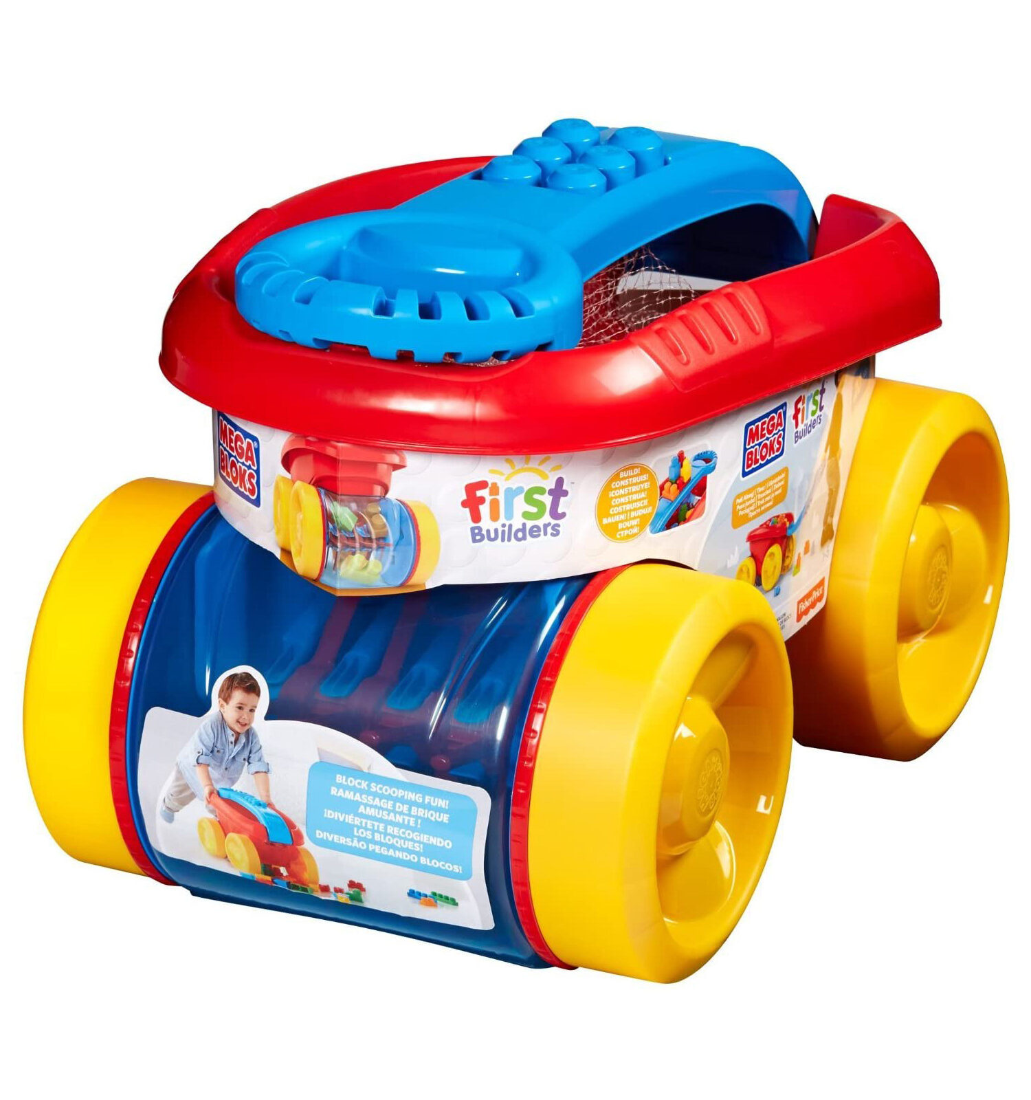 Vagone Raccogli Blocchi Mega Bloks - Fisher Price
