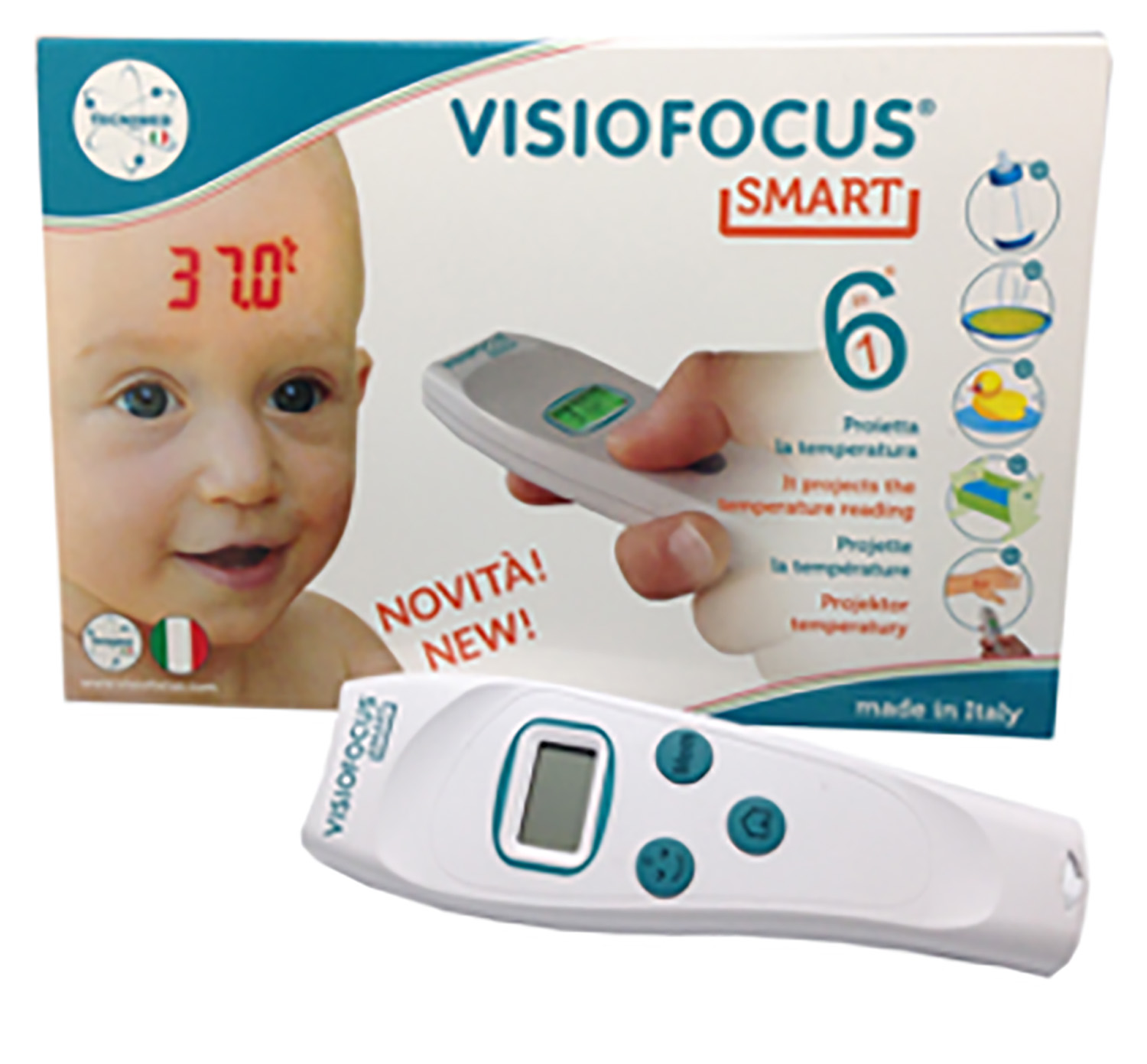 Alternative view of Termometro a infrarossi senza contatto Visiofocus SMART - Tecnimed