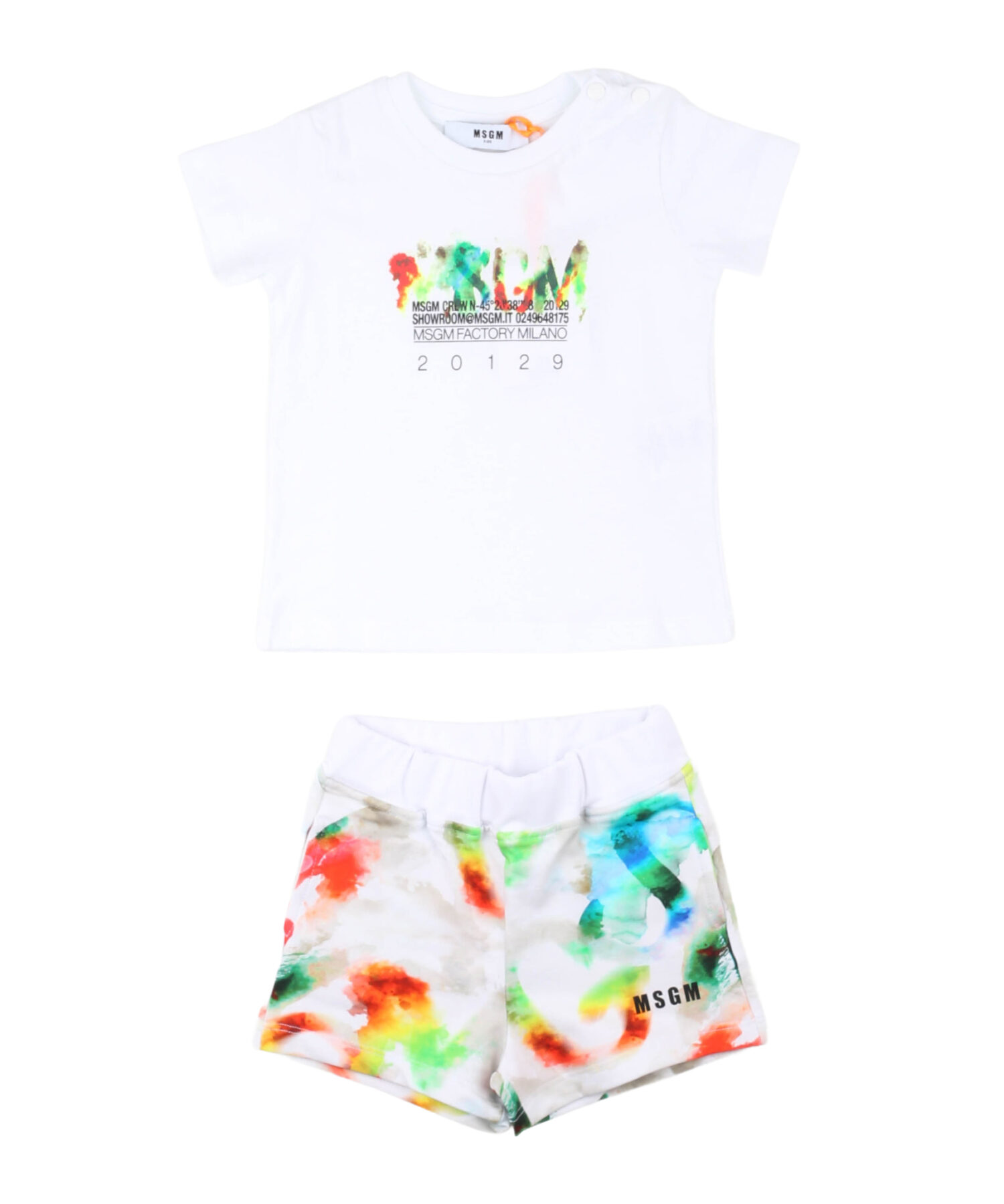 Completi Bambino Msgm bianco multicolor