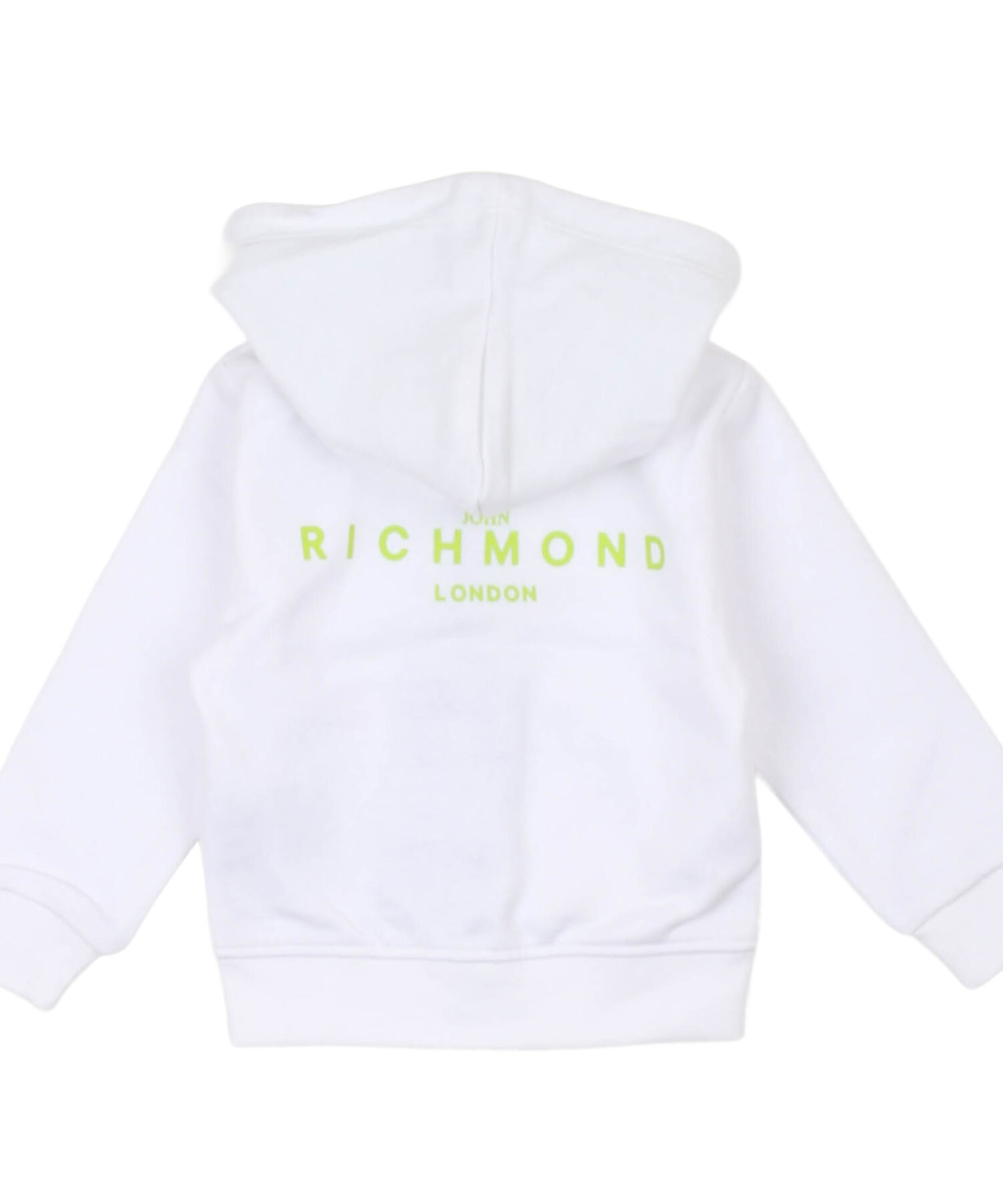 Alternative view of Felpe Bambino John Richmond white lime