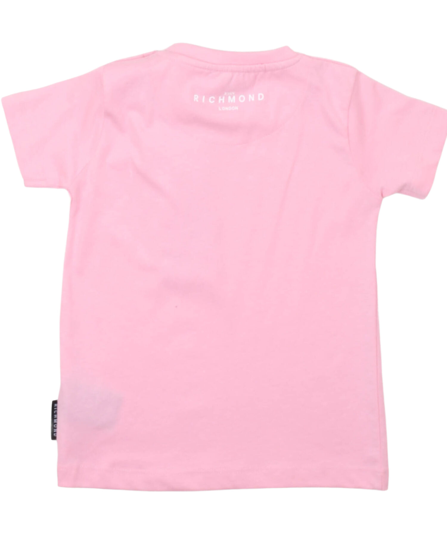 Alternative view of T-Shirt Bambina John Richmond pink white