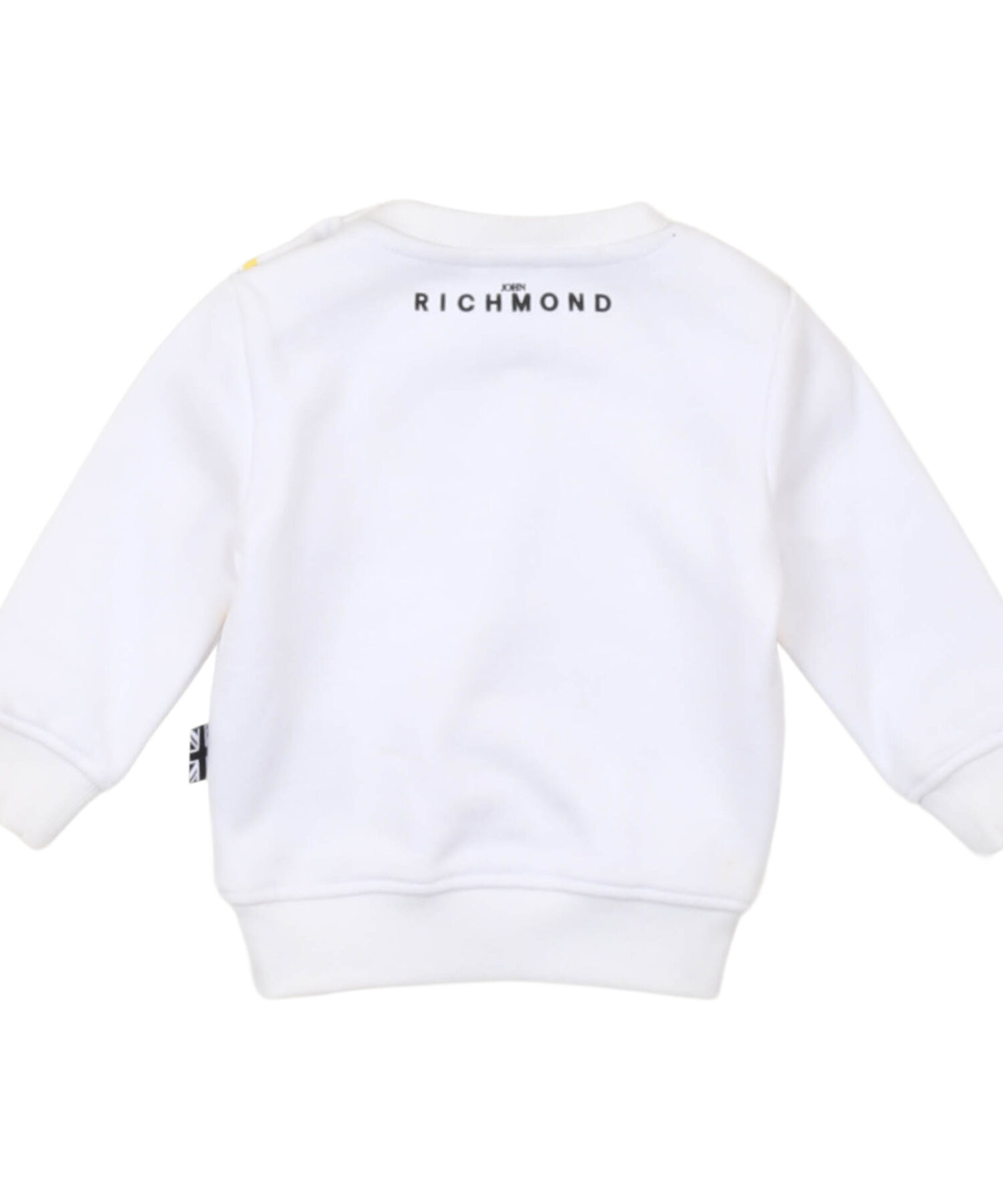 Alternative view of Felpe Bambino John Richmond white yell