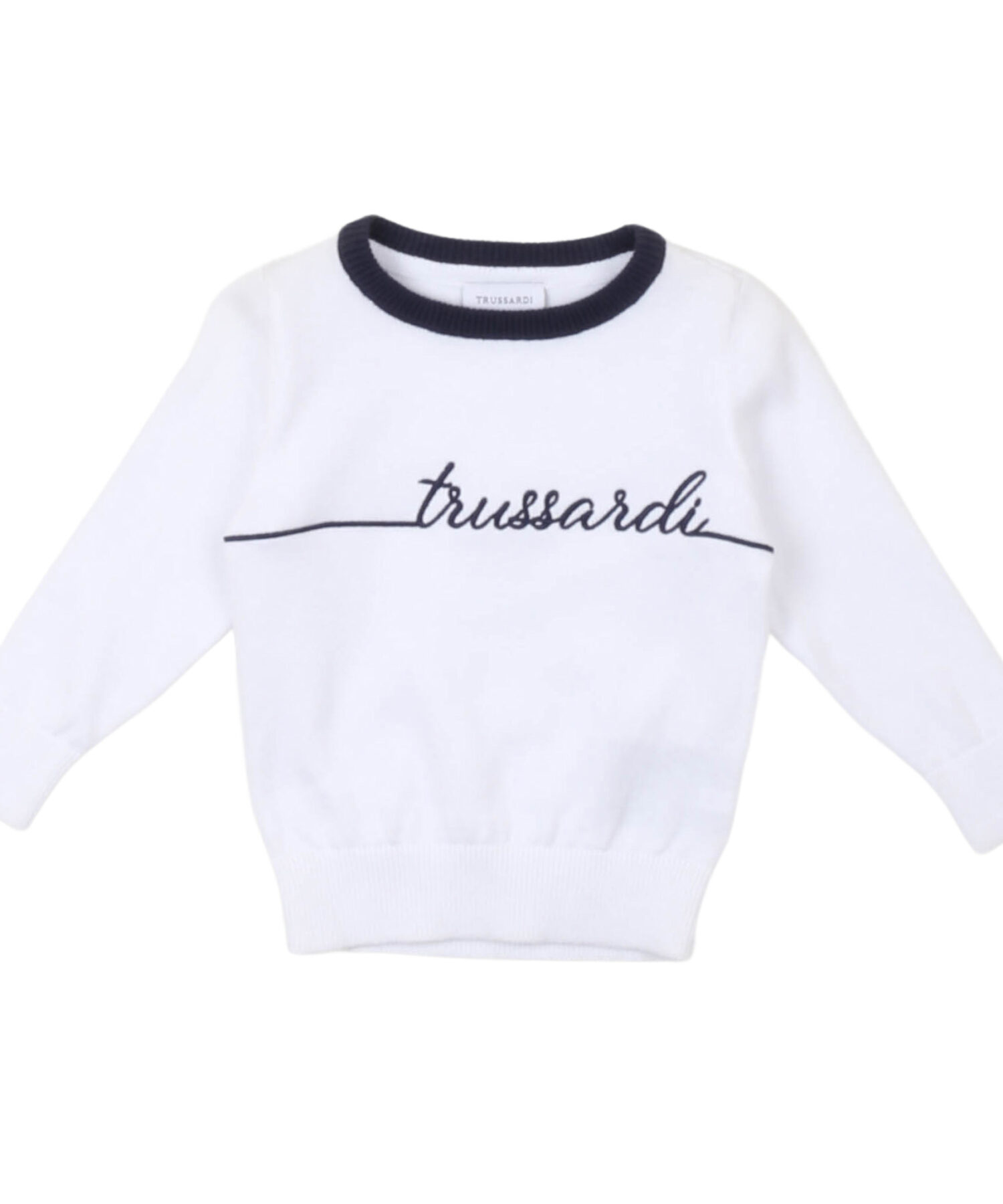 Maglie Bambino Trussardi white b n