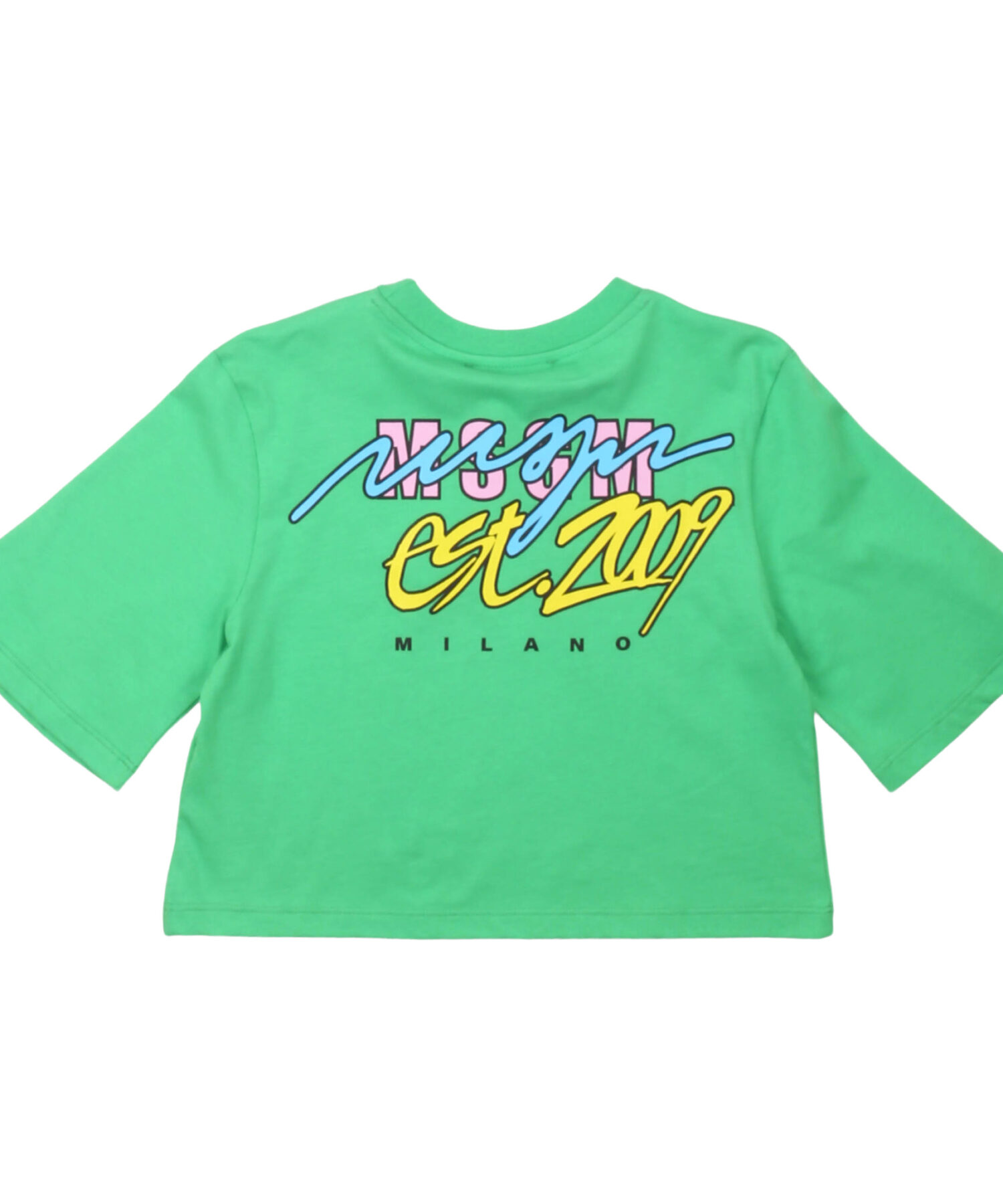 Alternative view of T-Shirt Bambina Msgm green