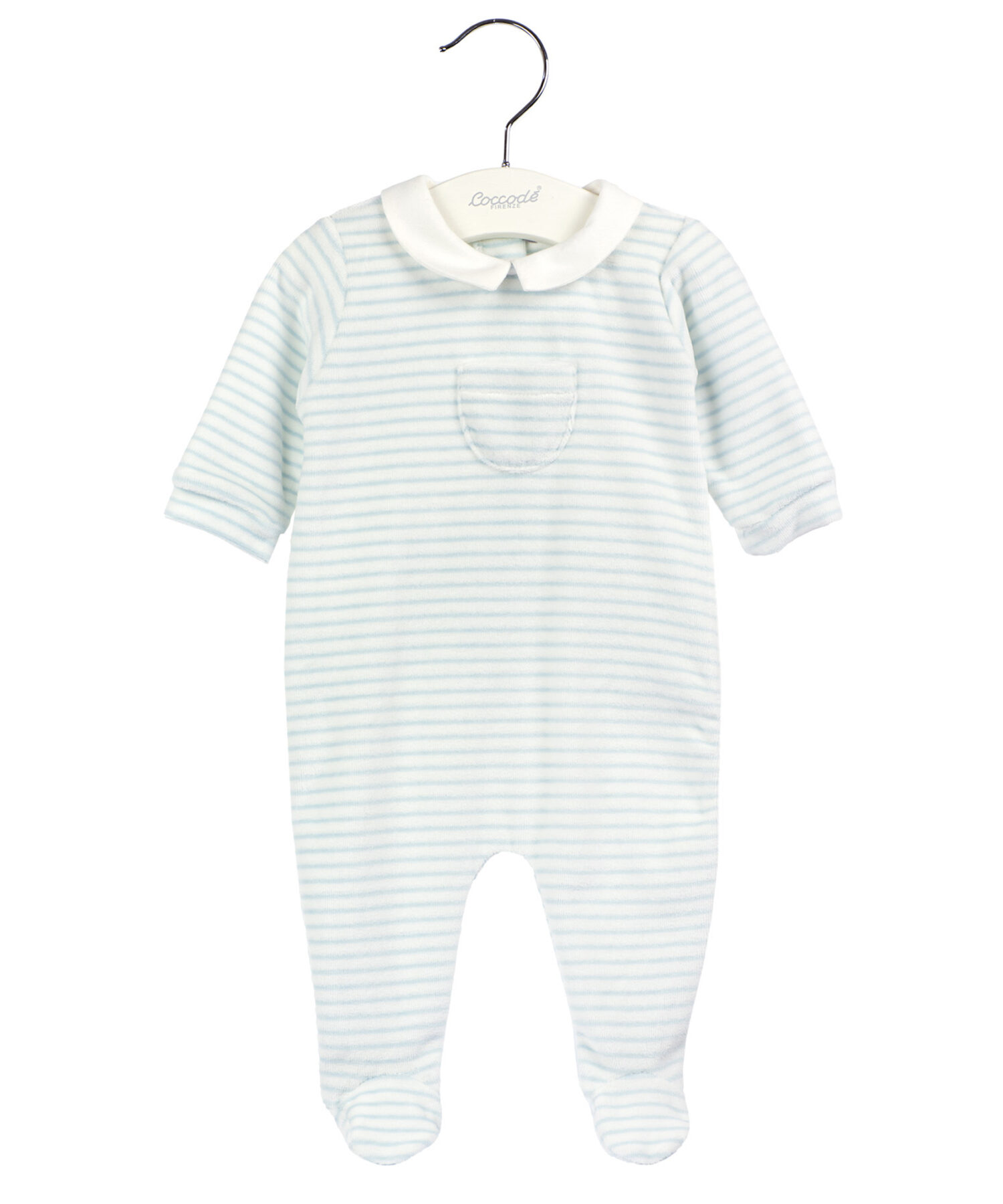 Tutine Unisex Coccodè riga panna cielo