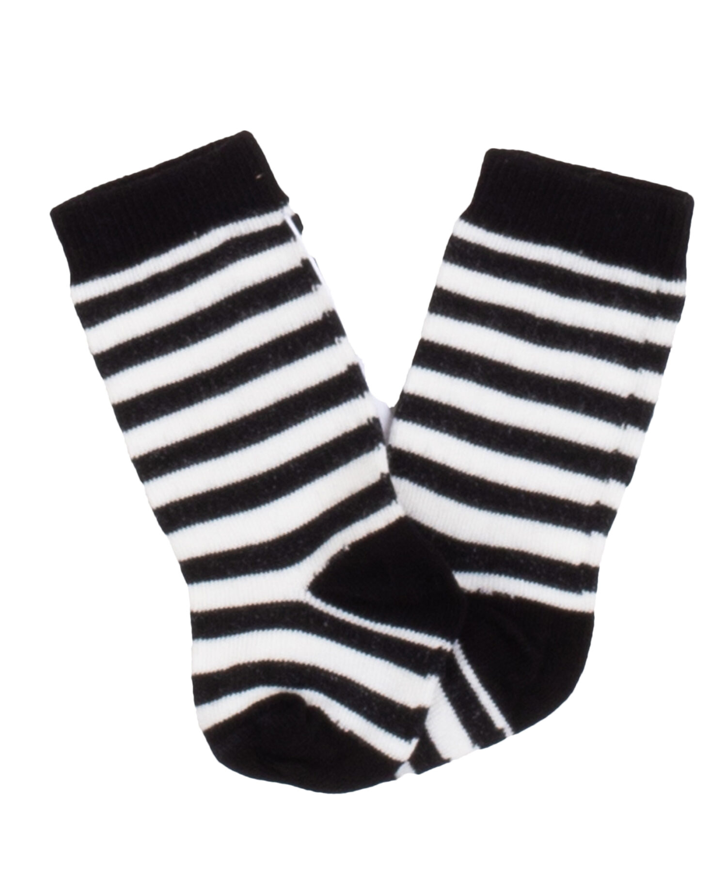 Calze Unisex Coccodè riga nera panna