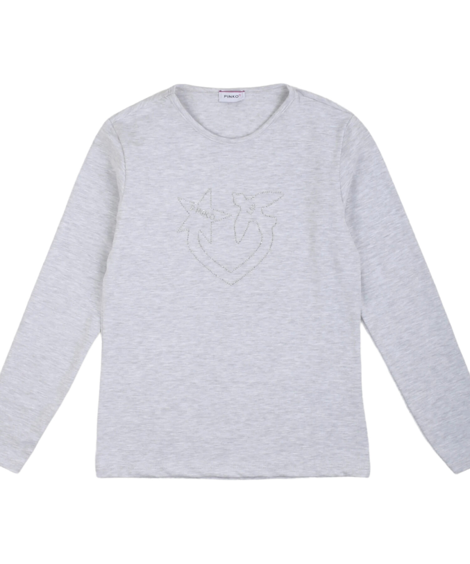 T-Shirt Bambina Pinko grigio