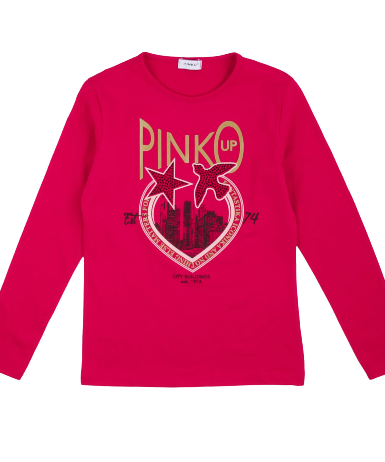 T-Shirt Bambina Pinko fucsia