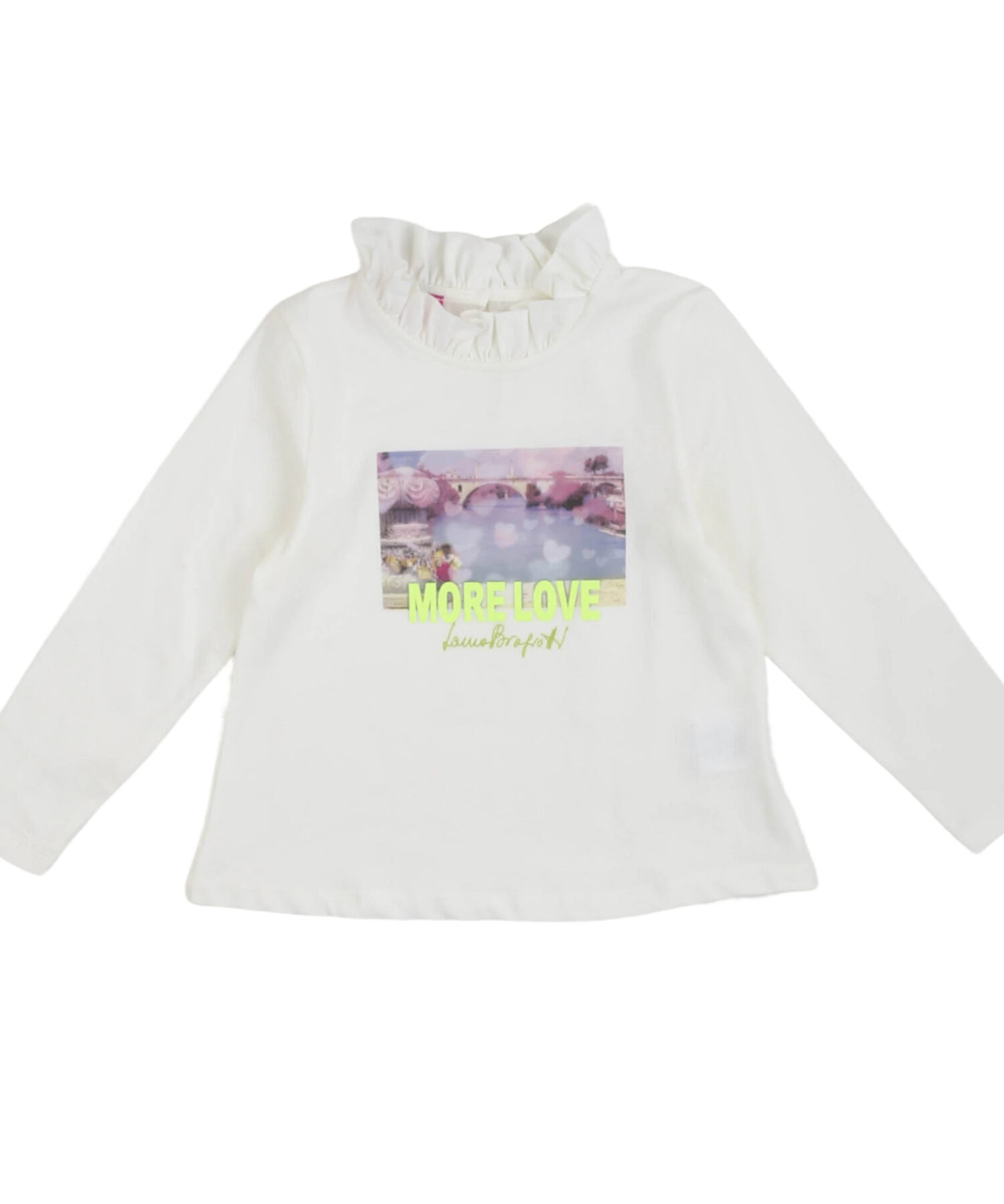 T-Shirt Bambina Laura Biagiotti panna