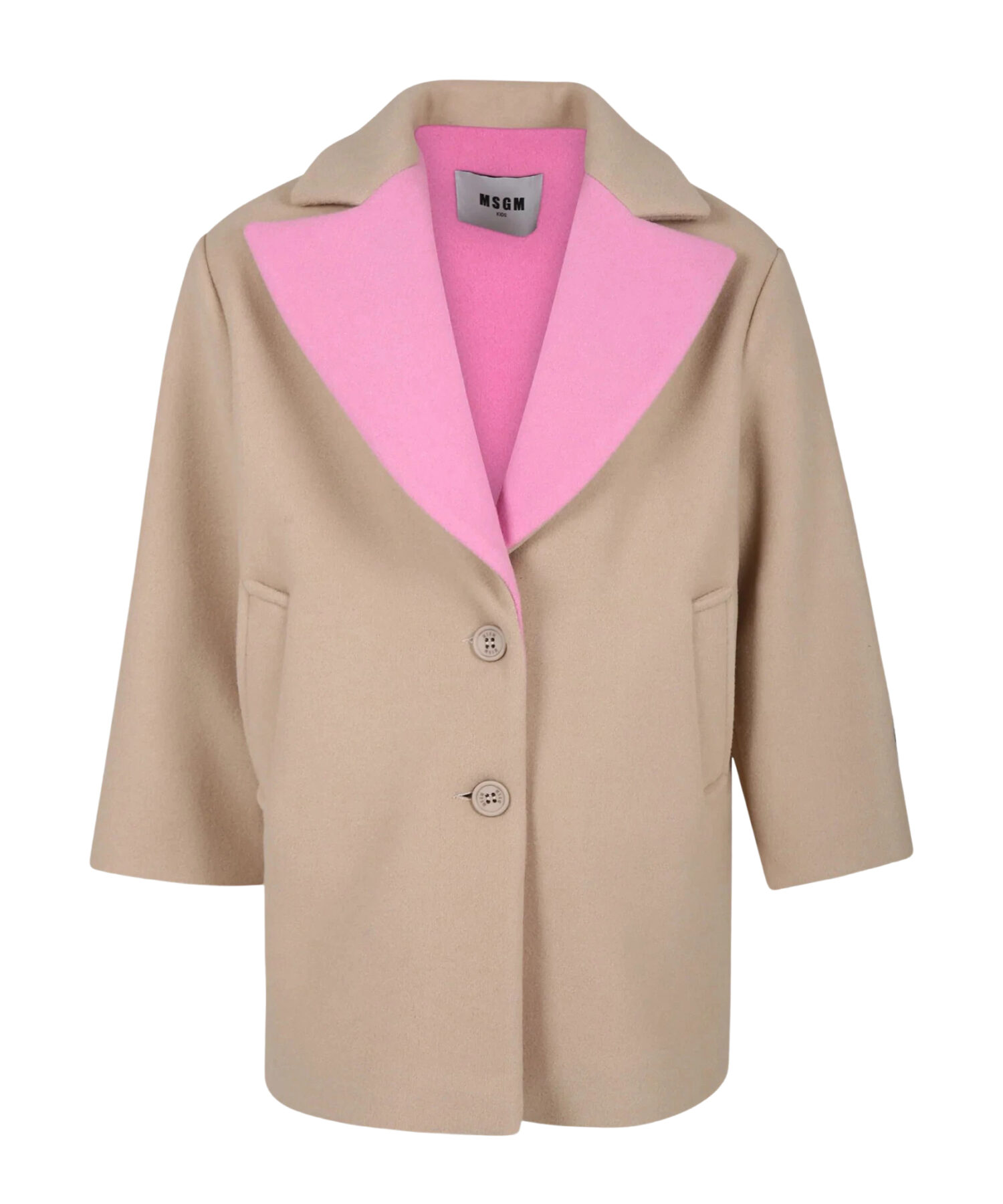 Cappotti E Giubbini Bambina Msgm beige