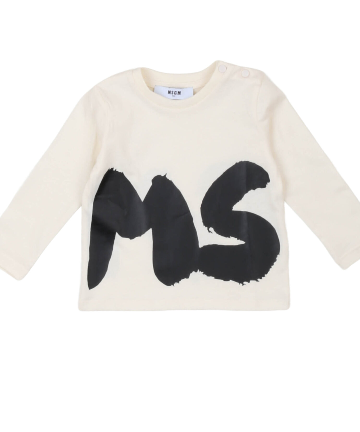 T-Shirt Bambino Msgm crema