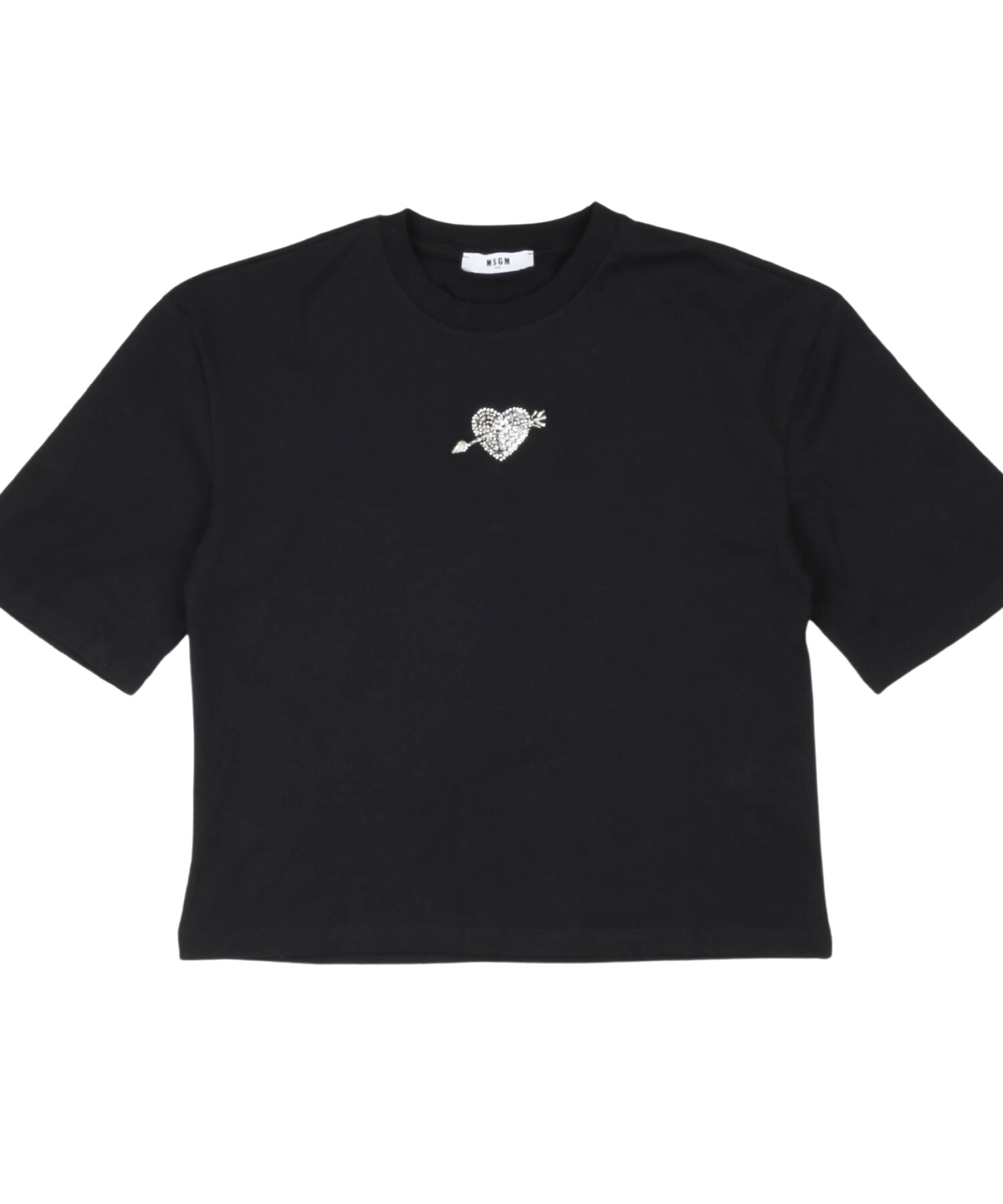 T-Shirt Bambina Msgm nero