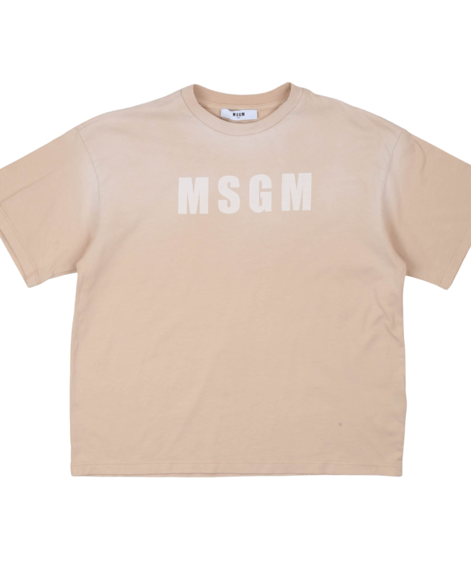 T-Shirt Bambina Msgm beige