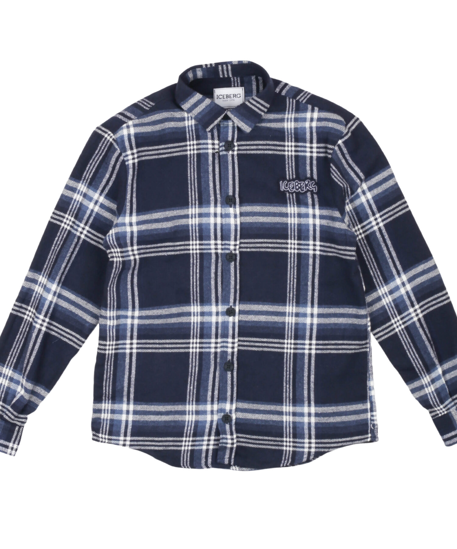 Camicie Bambino Iceberg blu