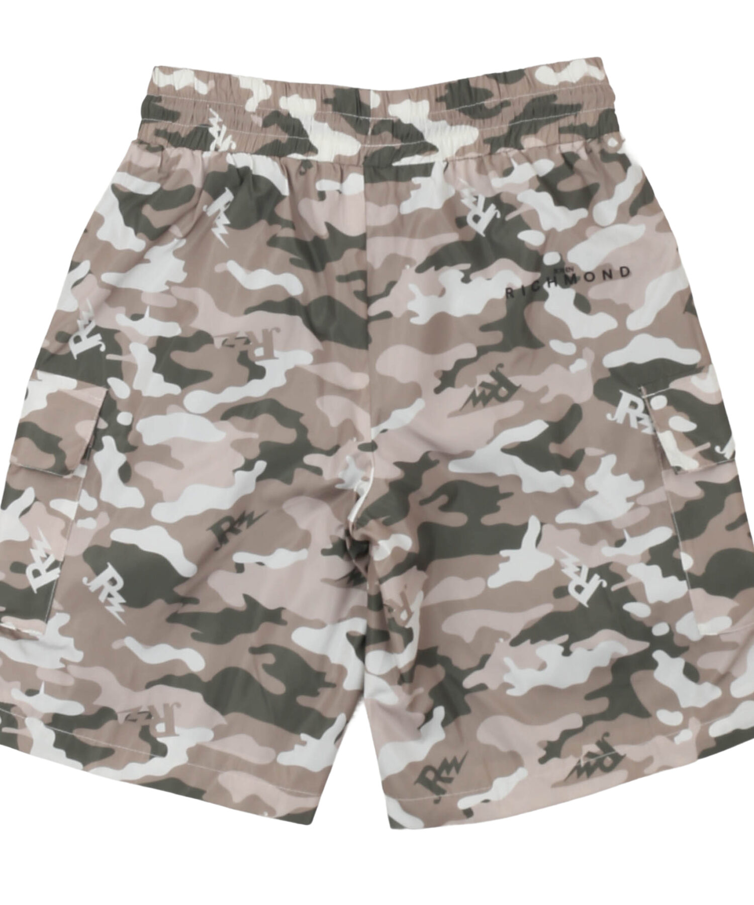Alternative view of Bermuda Bambino John Richmond camo beige