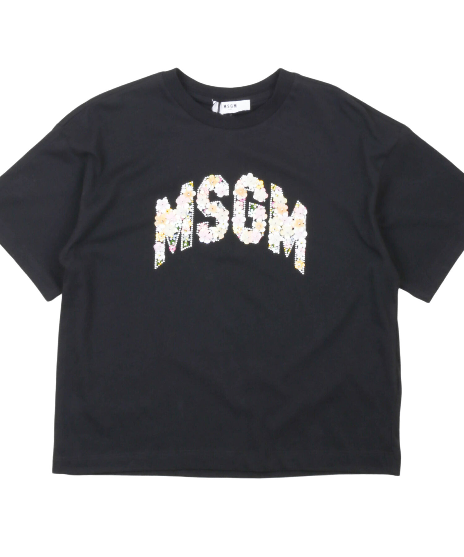 T-Shirt Bambina Msgm nero