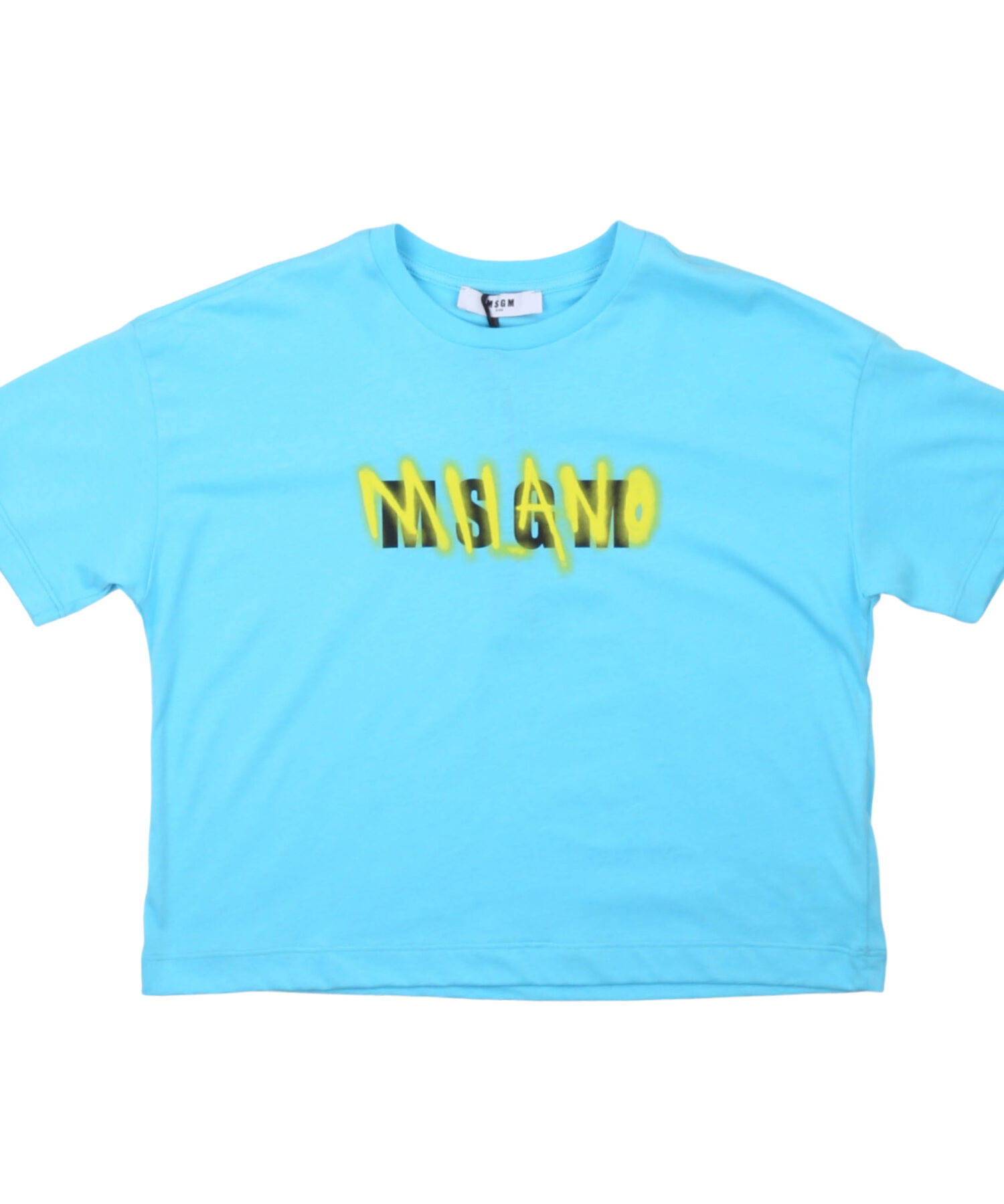 T-Shirt Bambina Msgm celestecielo