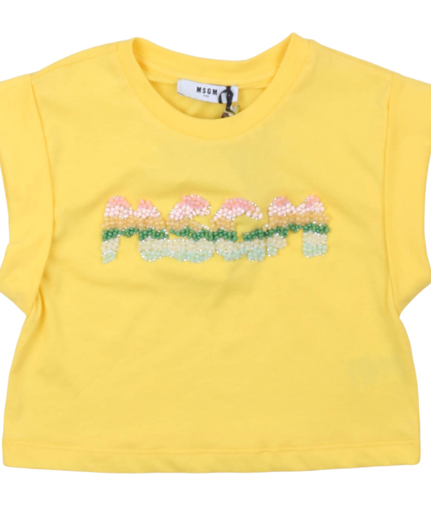 T-Shirt Bambina Msgm yellow