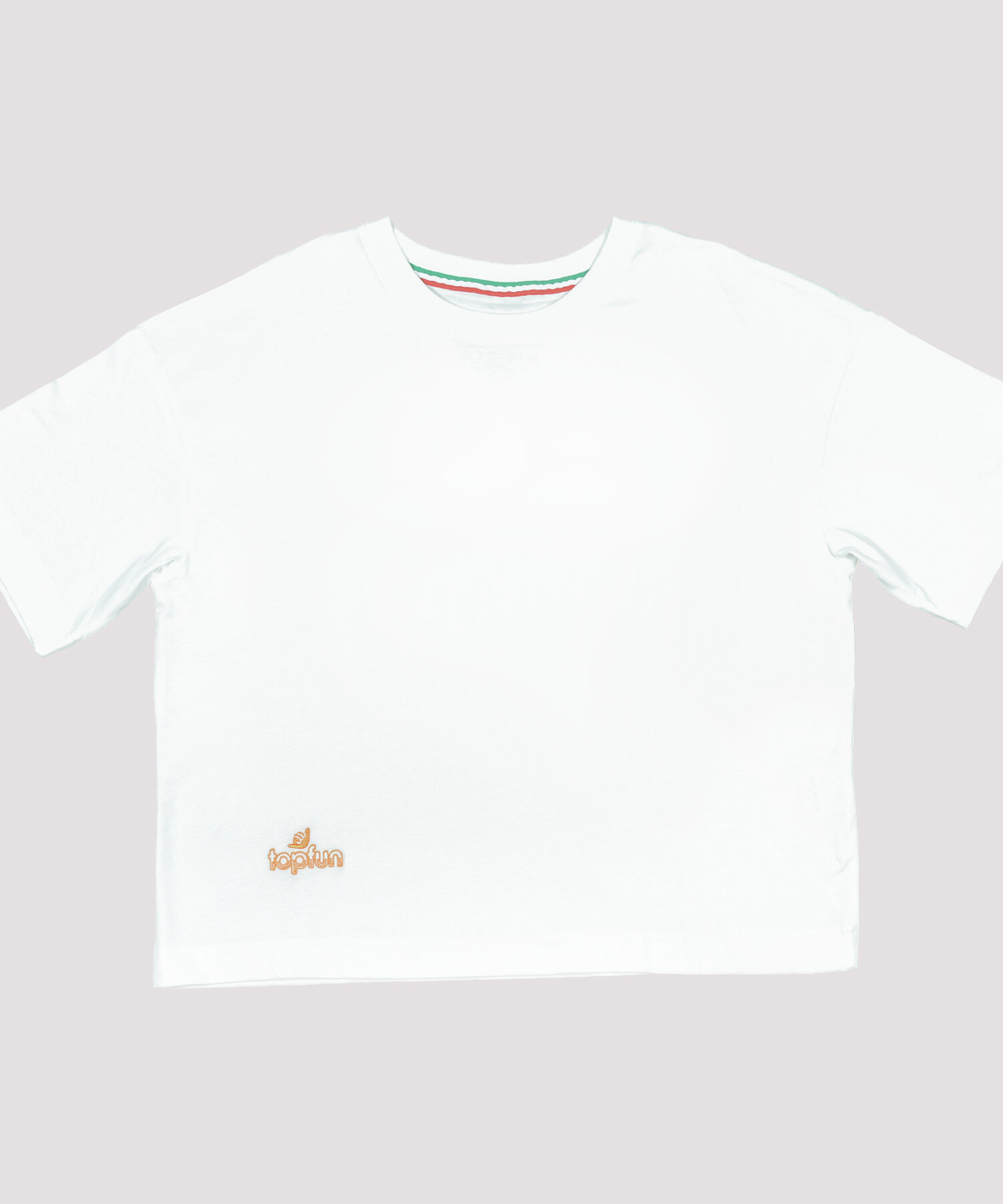 T-SHIRT CROP DONNA Bianca - Top Fun