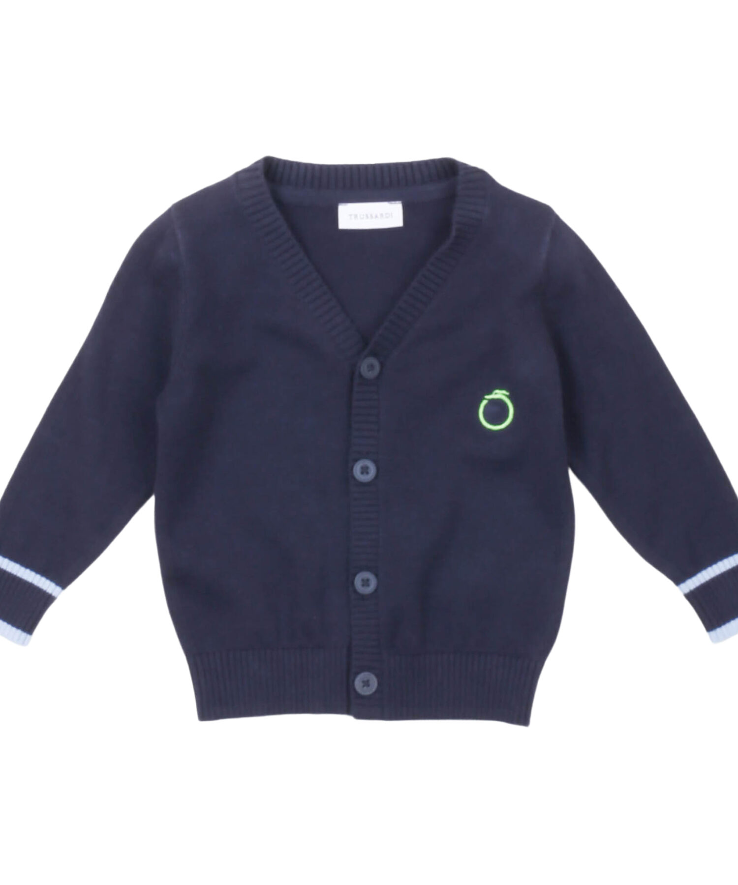 Cardigan Bambino Trussardi blue navy
