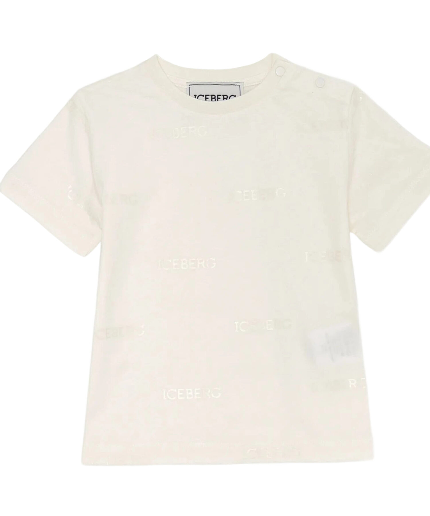 T-Shirt Bambino Iceberg biancopanna