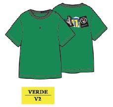T-Shirt Bambino Paciotti verde