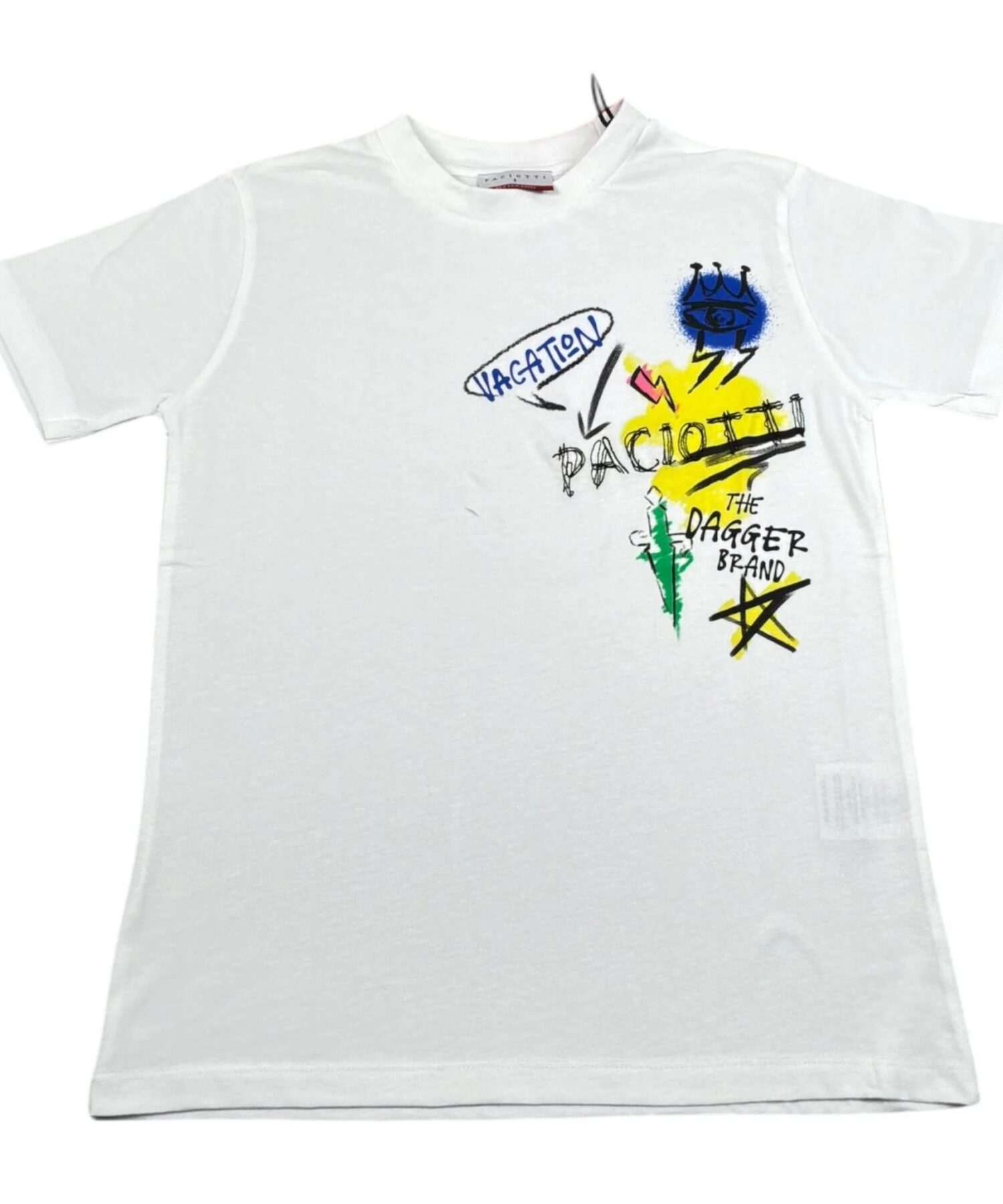 T-Shirt Bambino Paciotti bianco