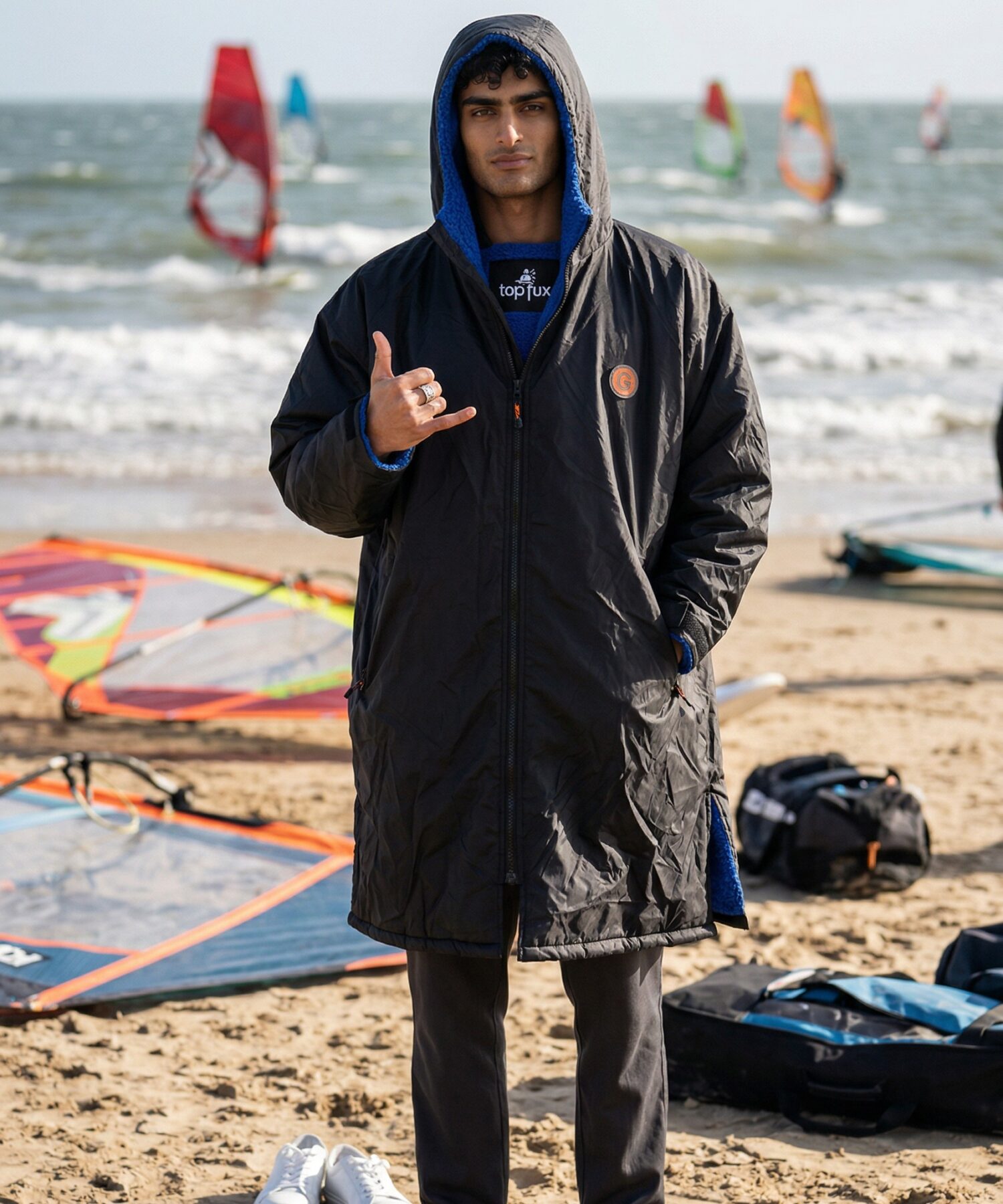 Storm Parka Blu - Top Fun