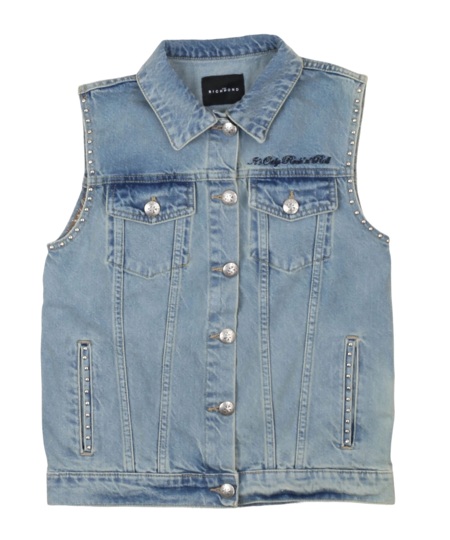 Giacche Bambina John Richmond denim blue light