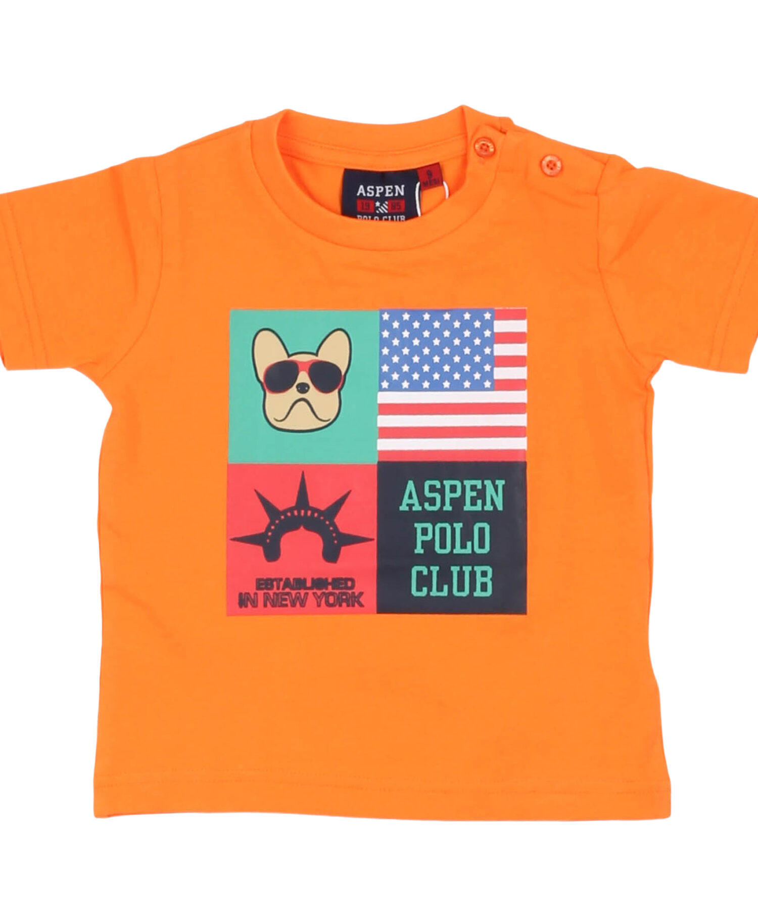 T-Shirt Bambino Aspen Polo Club orange
