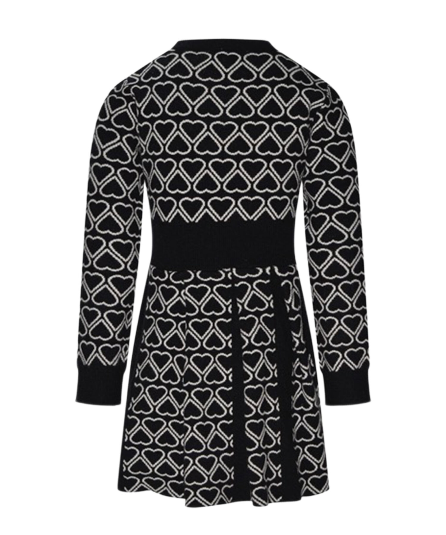 Alternative view of Abiti Bambina Odi Et Amo black white