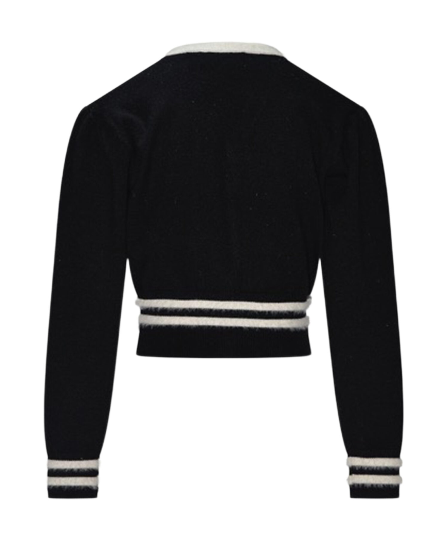 Alternative view of Cardigan Bambina Odi Et Amo black white