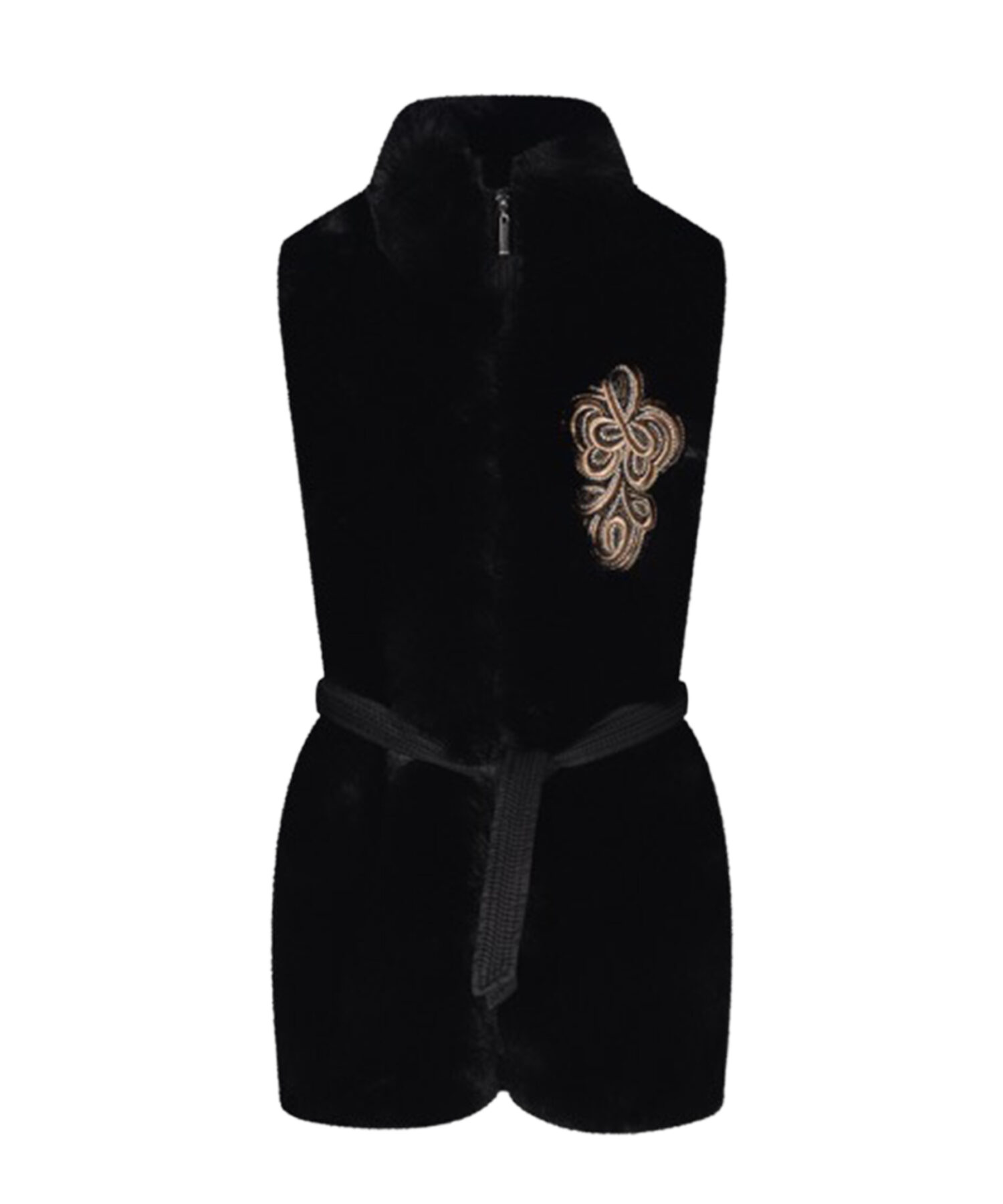 Gilet Bambina Odi Et Amo black