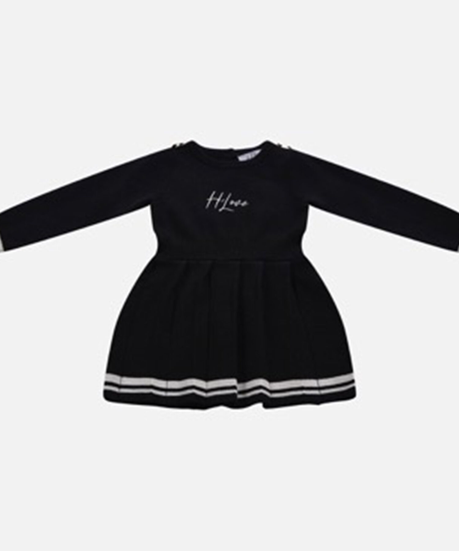 Abiti Bambina Odi Et Amo black white