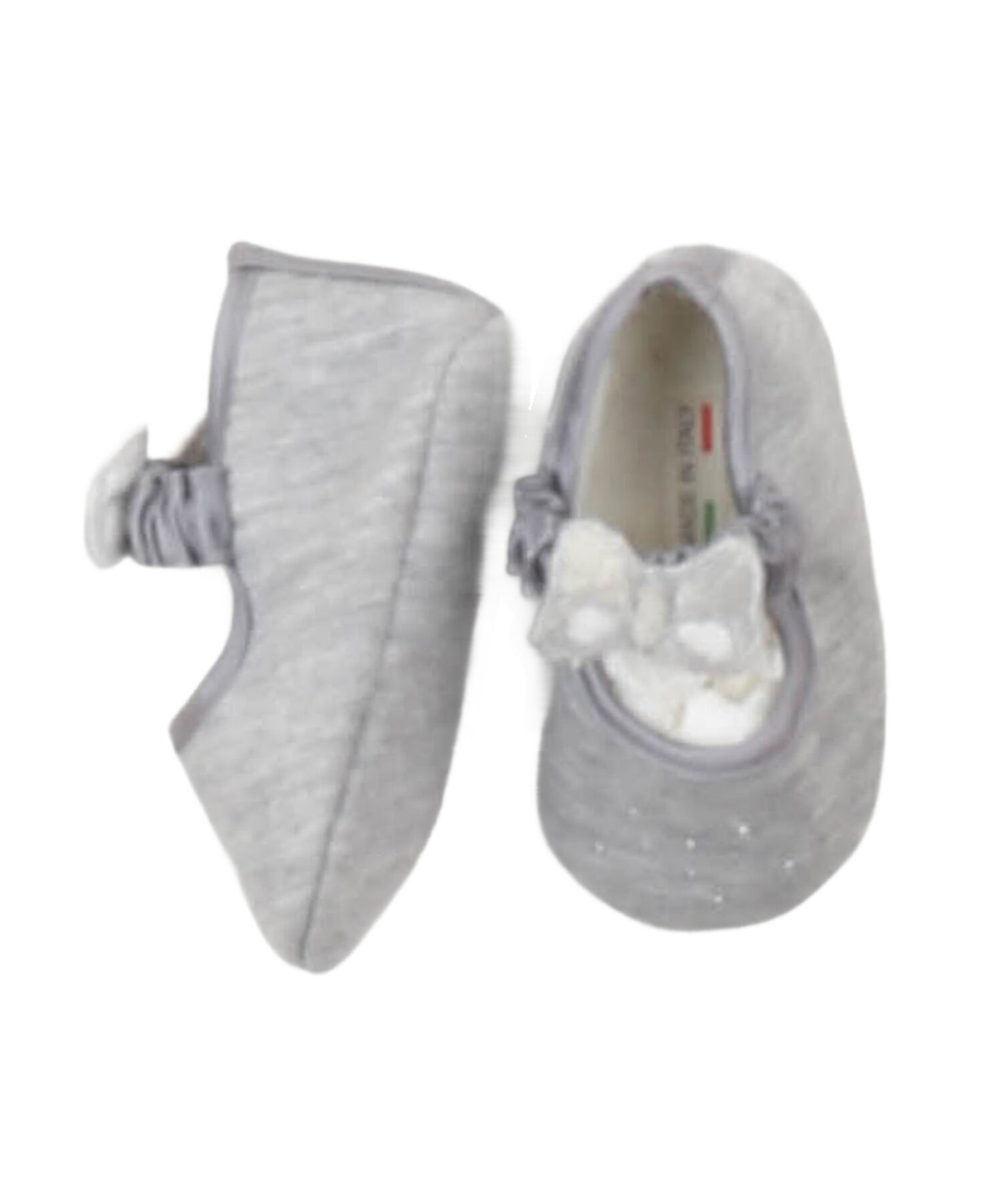 Alternative view of Scarpine Bambina Carlo Pignatelli grigio melange chiaro