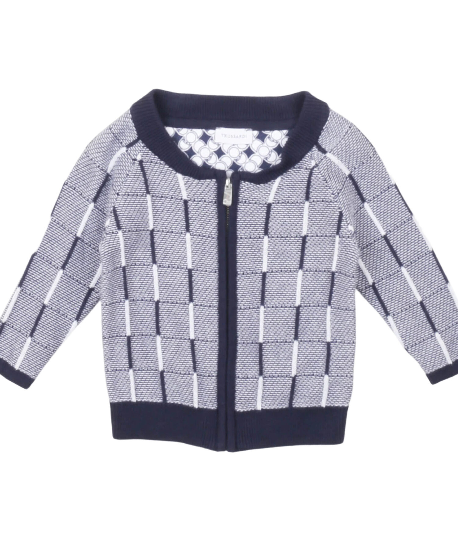 Cardigan Bambino Trussardi blue navy