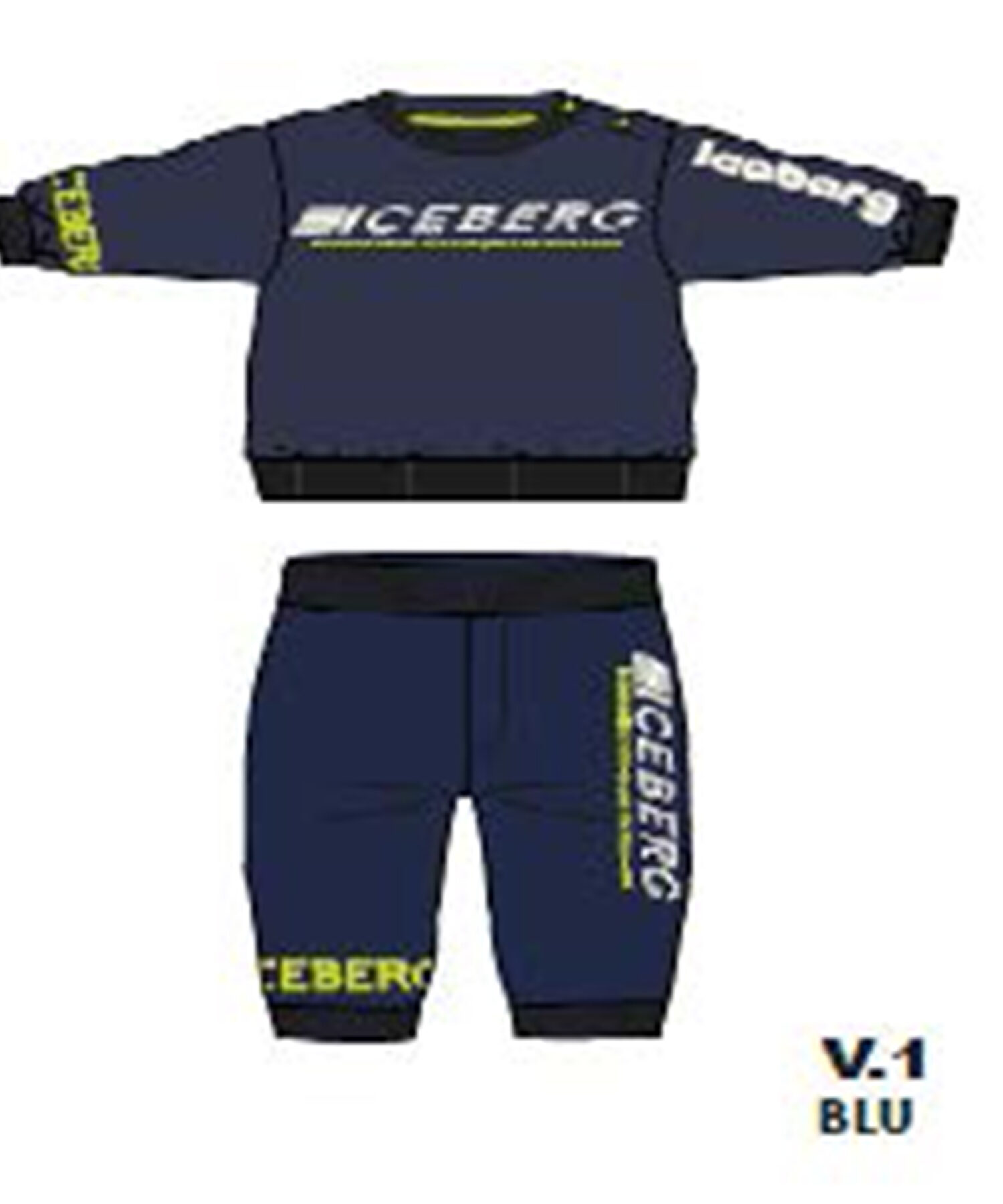 Completi Bambino Iceberg blu