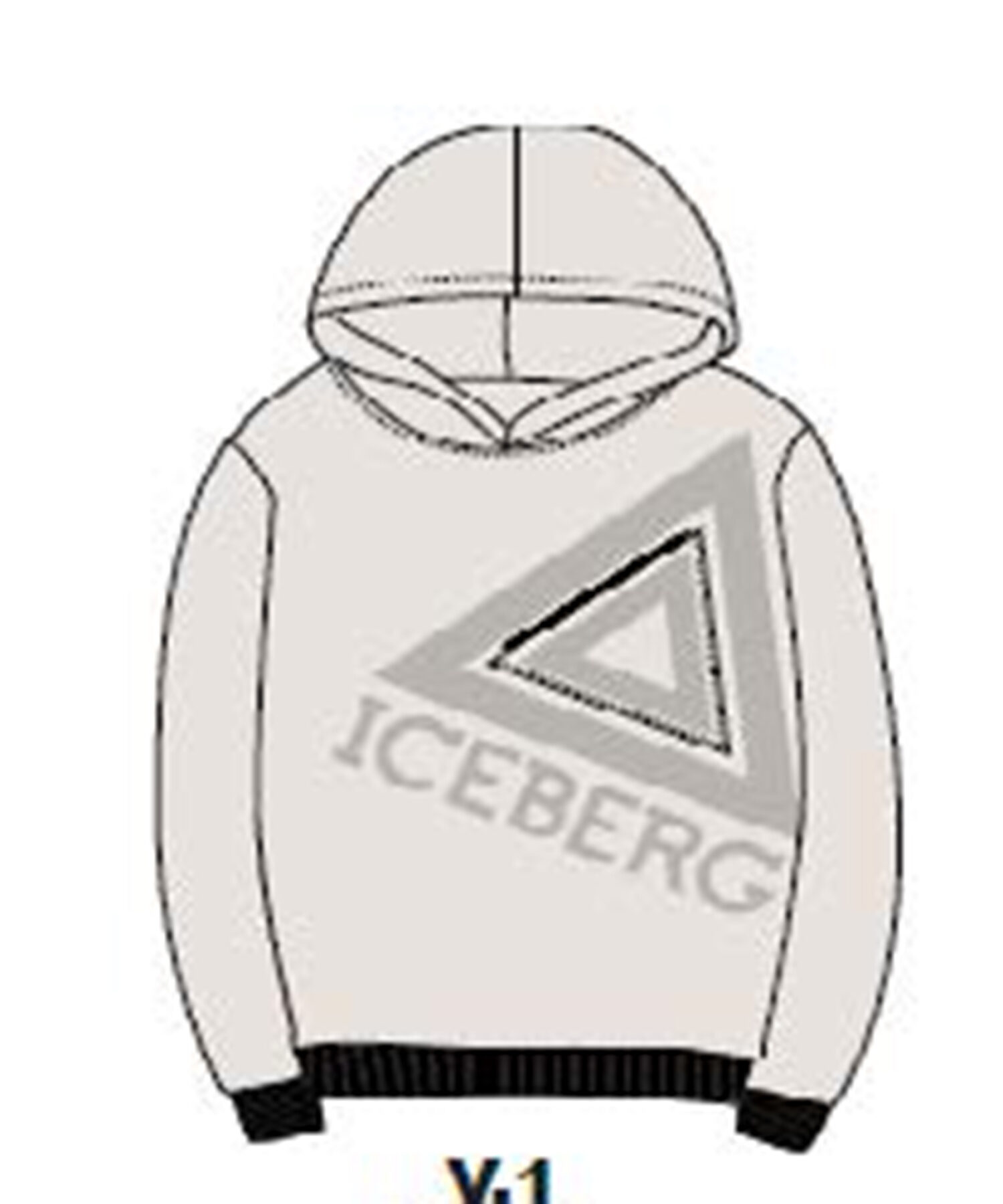 Felpe Bambino Iceberg burro