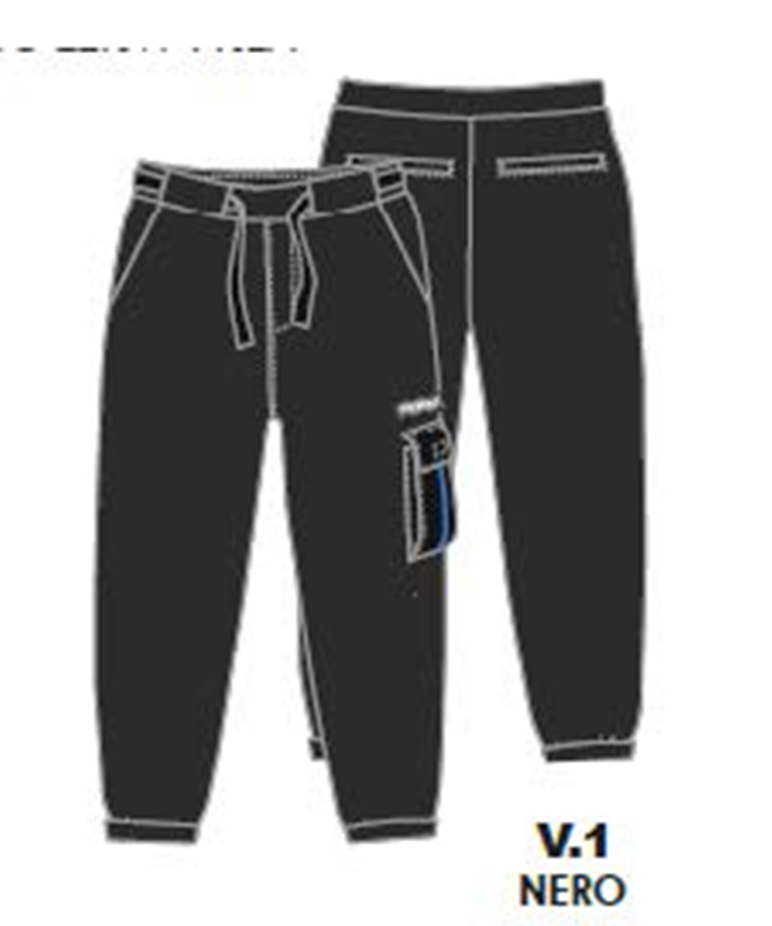 Pantaloni Bambino Iceberg nero