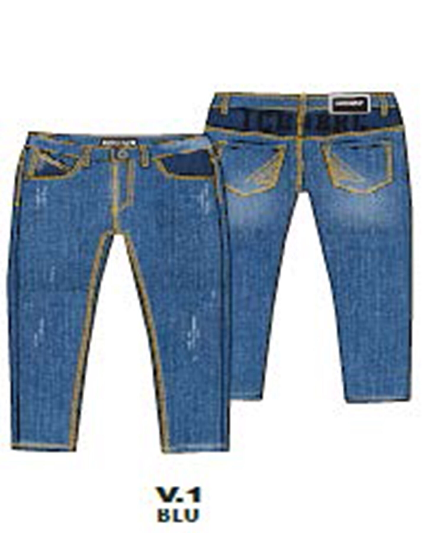 Pantaloni Bambino Iceberg blu