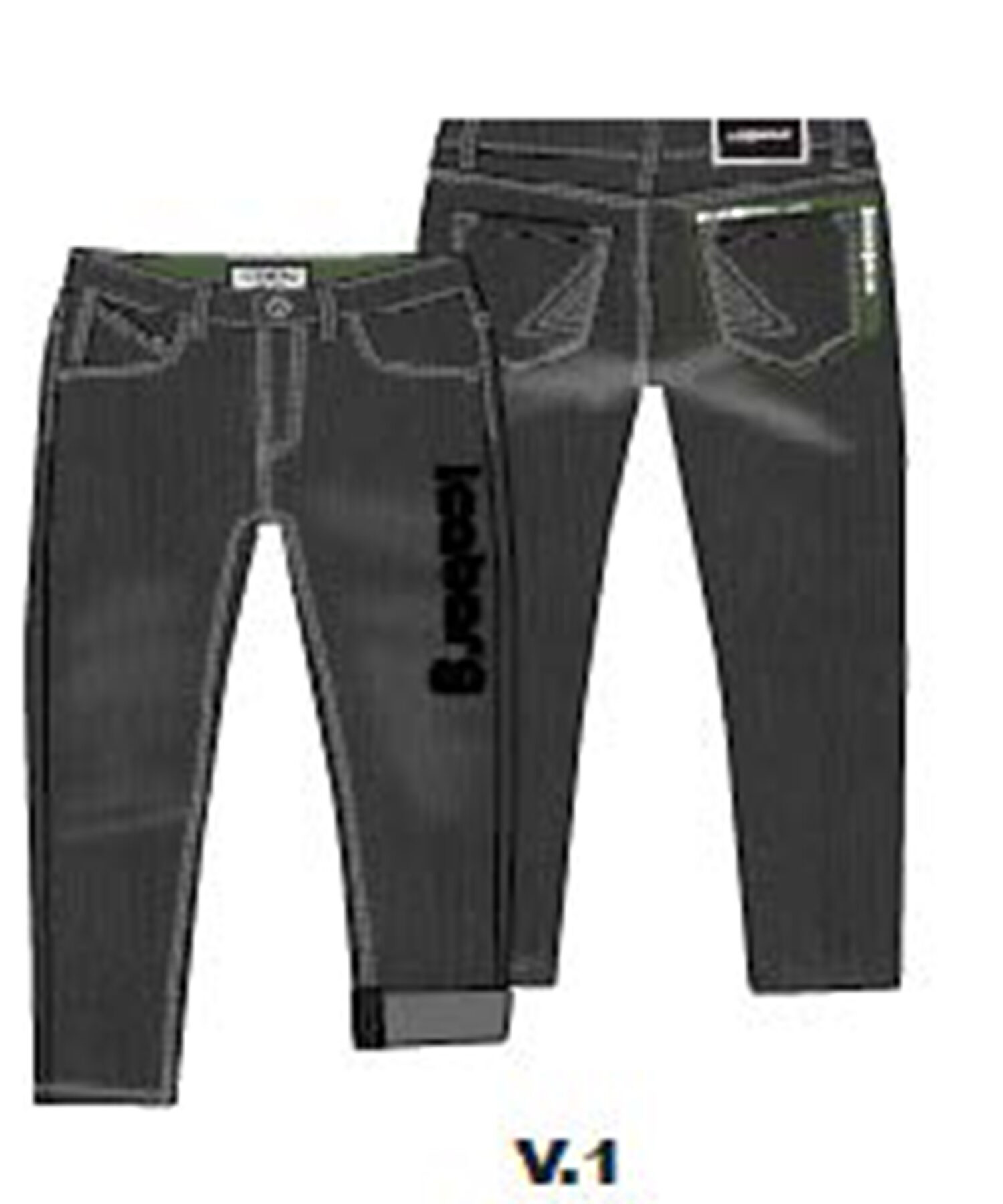 Pantaloni Bambino Iceberg nero