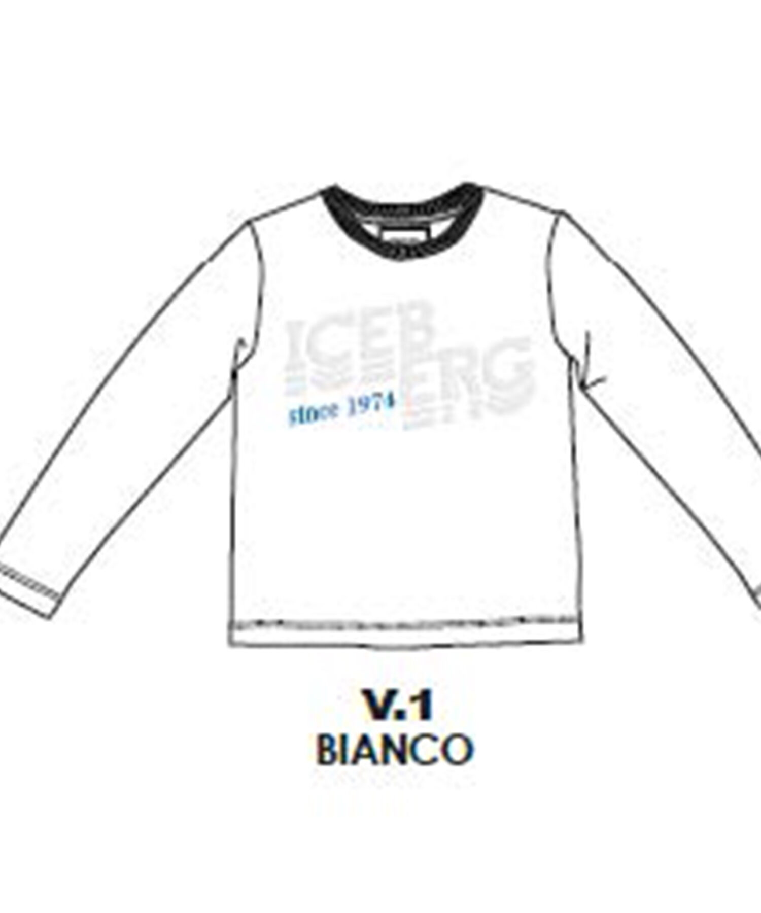 T-Shirt Bambino Iceberg dark blue