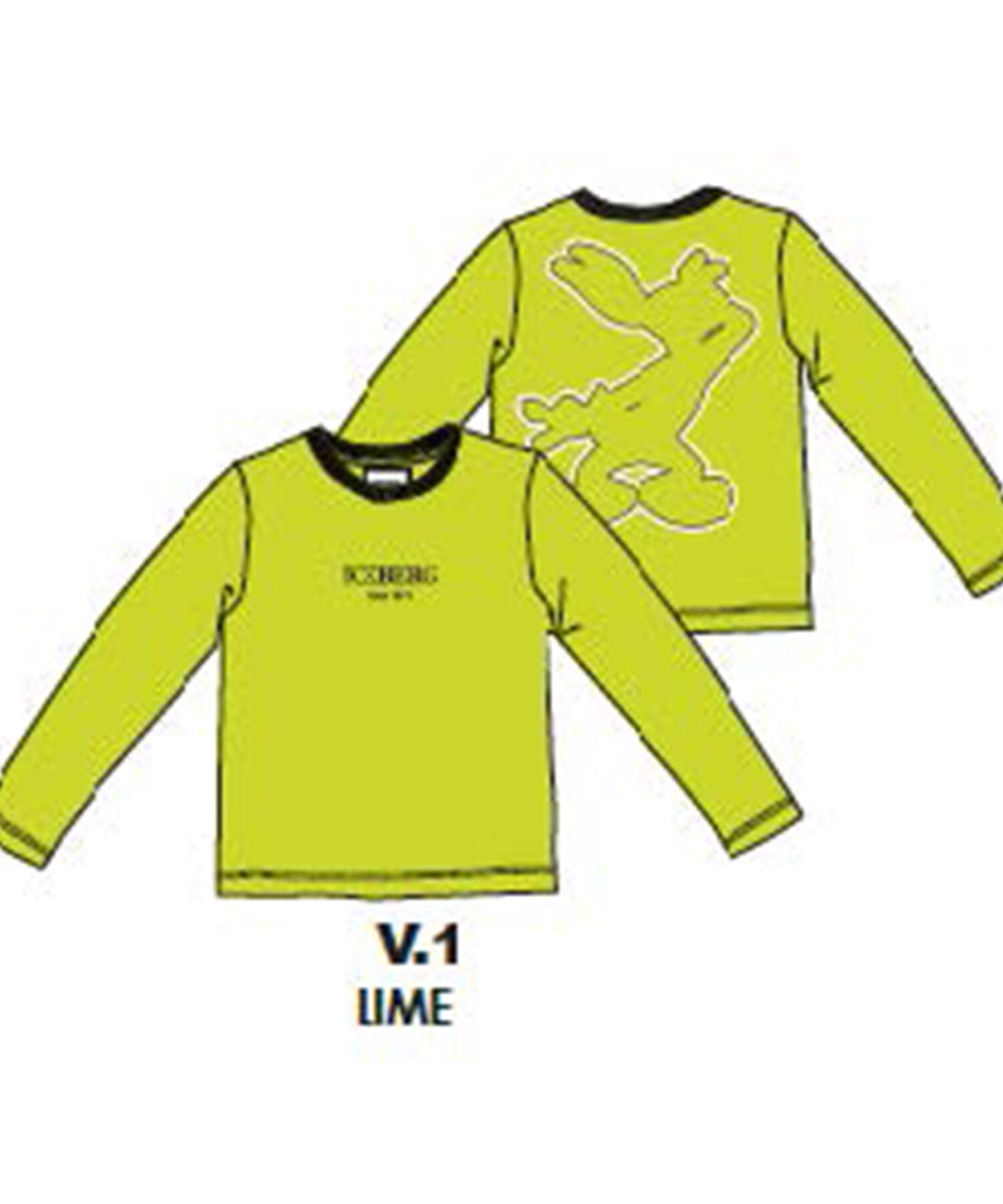 T-Shirt Bambino Iceberg lime