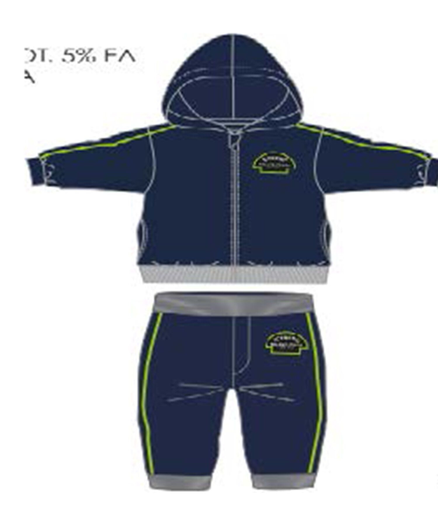 Completi Bambina Iceberg blu