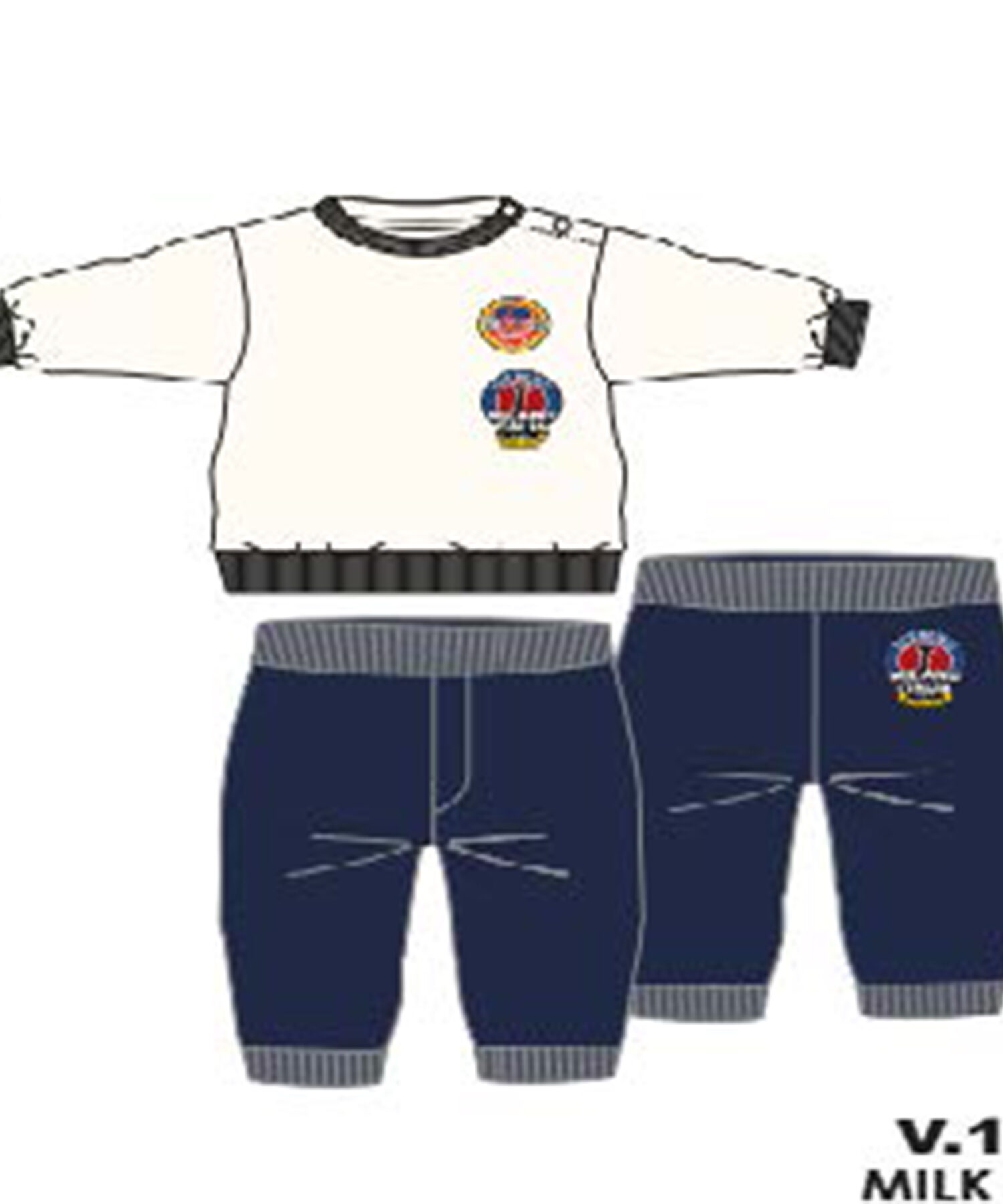 Completi Bambina Iceberg milk