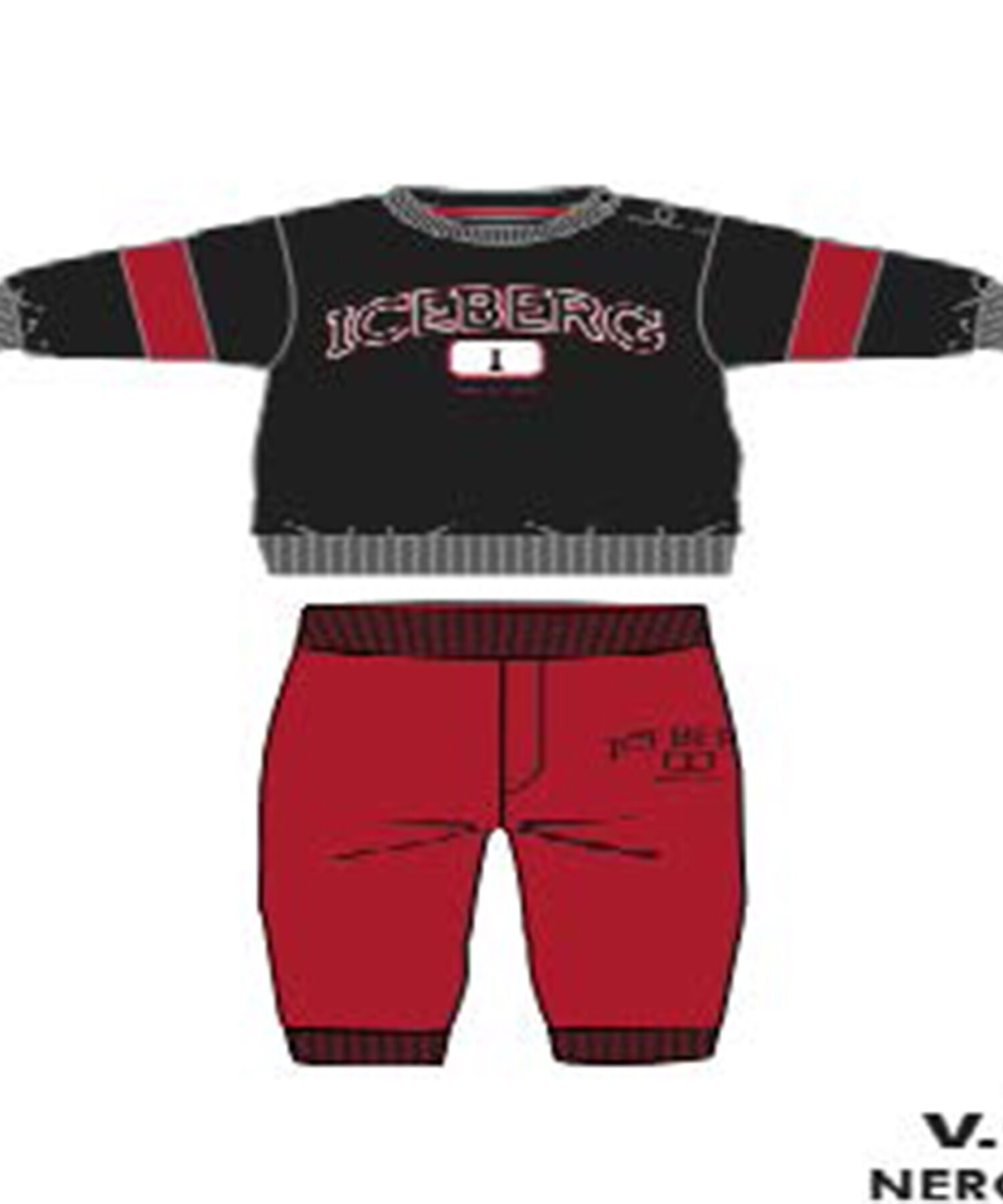 Completi Bambina Iceberg nero