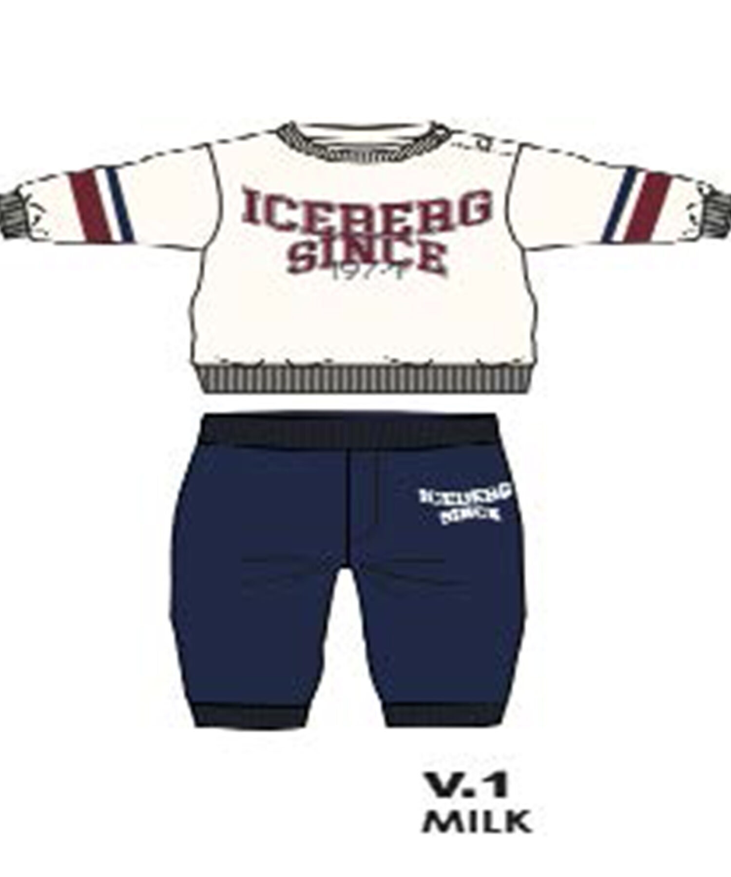 Completi Bambina Iceberg milk