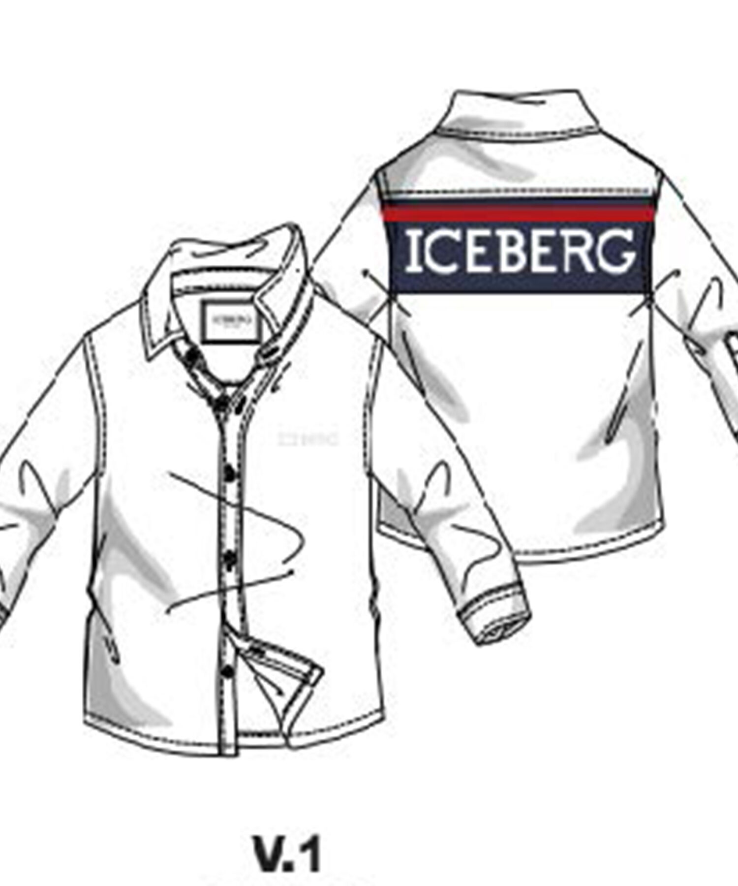 Camicie Bambina Iceberg bianco
